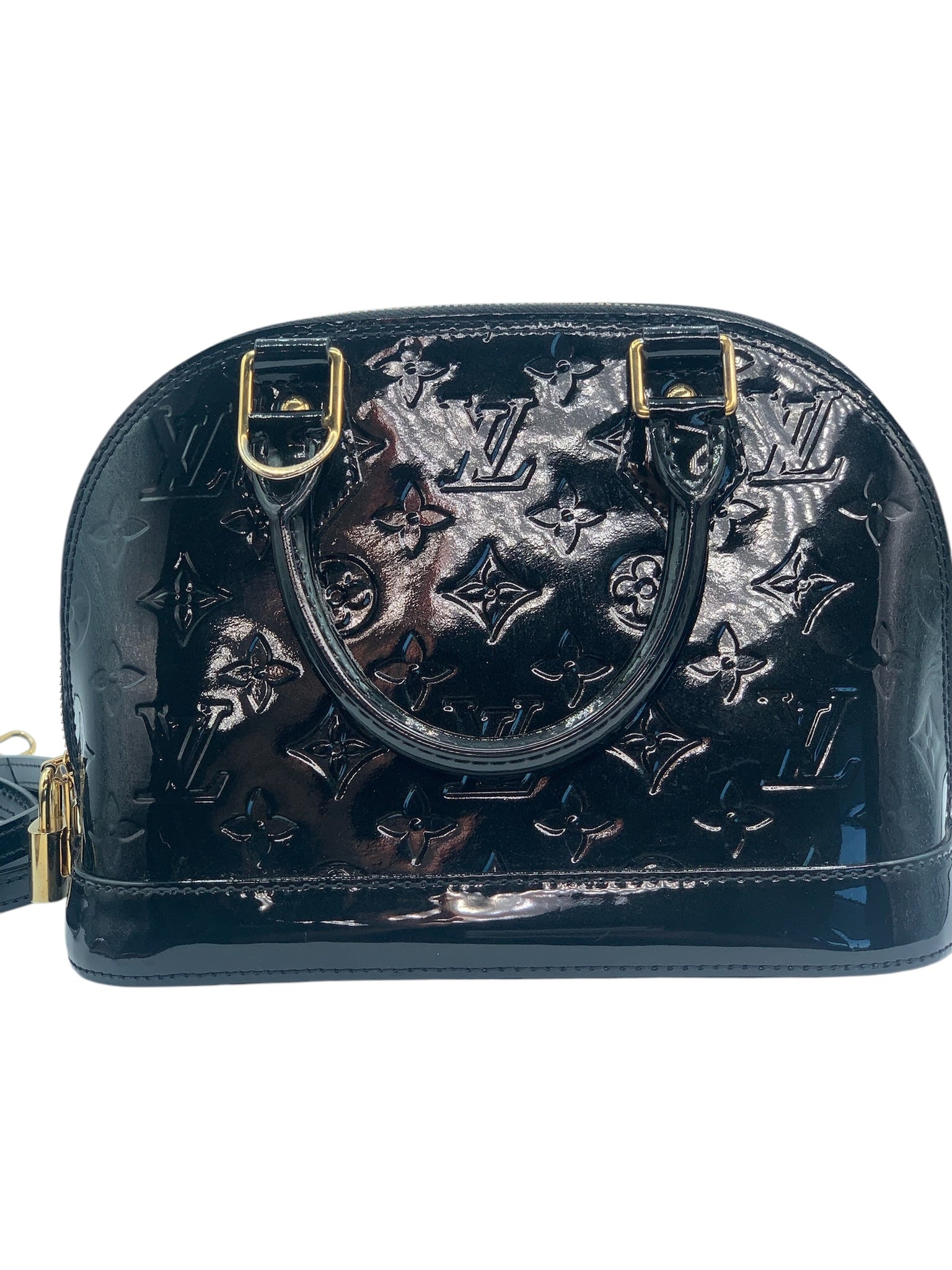 Bolso de hombro Alma BB de Vernis en color negro de LV USADO