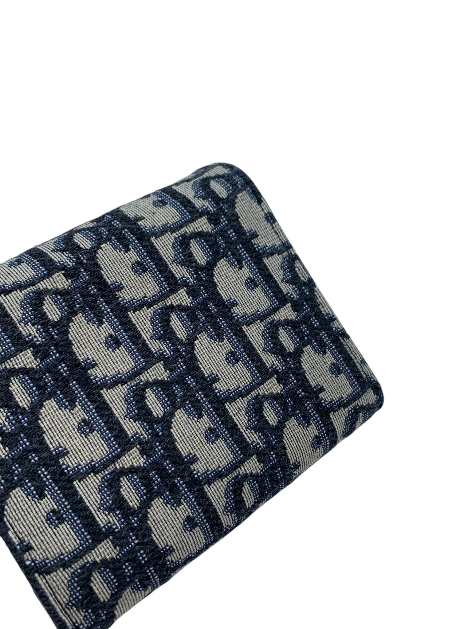 Cartera con montura oblicua azul CD de segunda mano