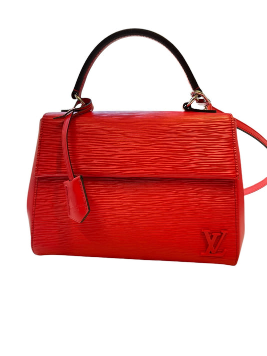 LOUIS VUITTON - Epi Cluny BB Red Epi Leather Handbag