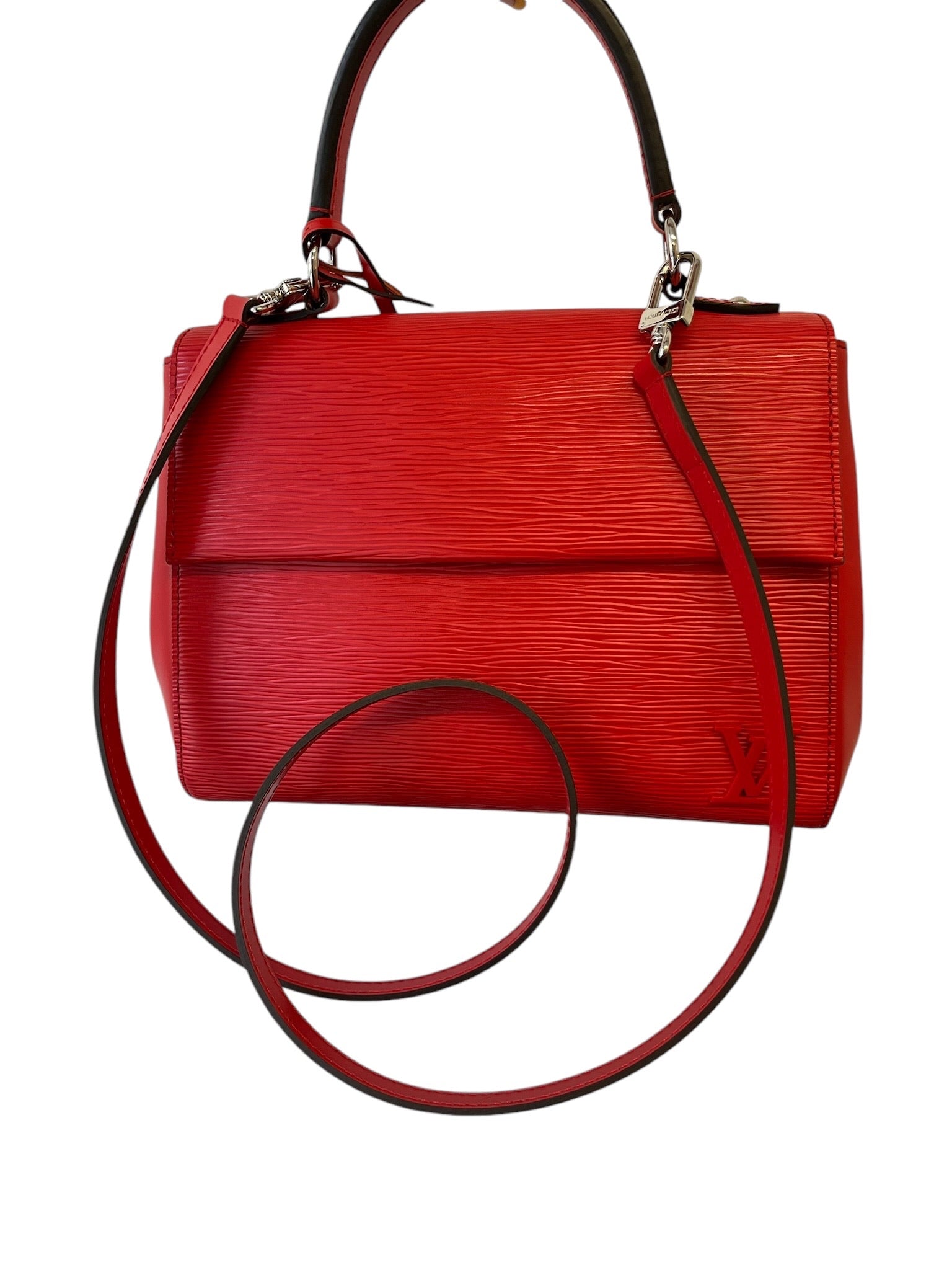 LOUIS VUITTON - Epi Cluny BB Red Epi Leather Handbag
