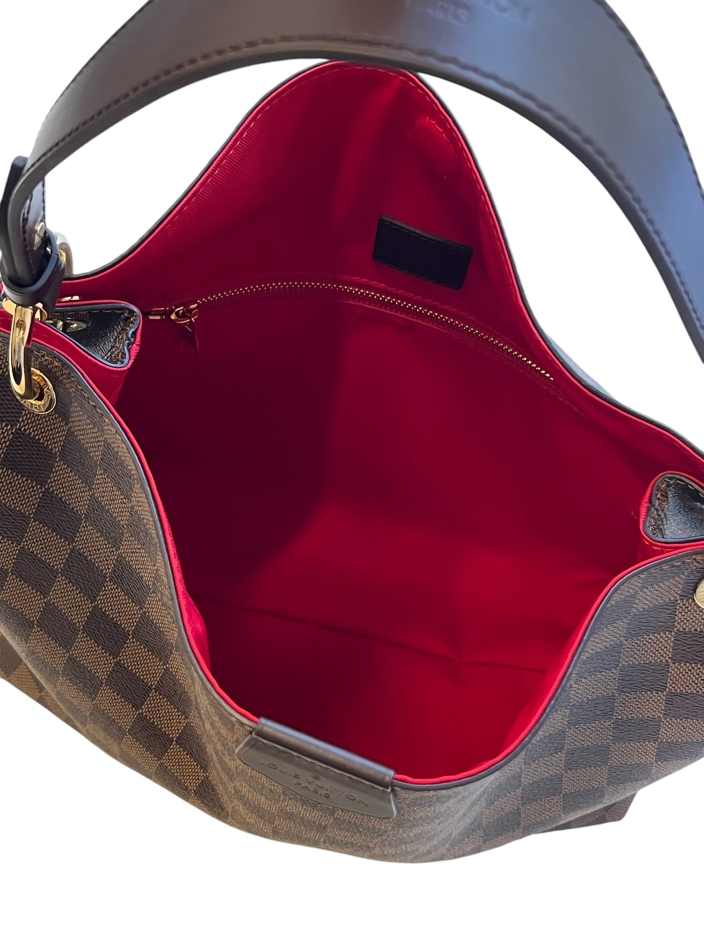 LOUIS VUITTON - Damier Ebene Canvas Graceful PM Shoulder Bag