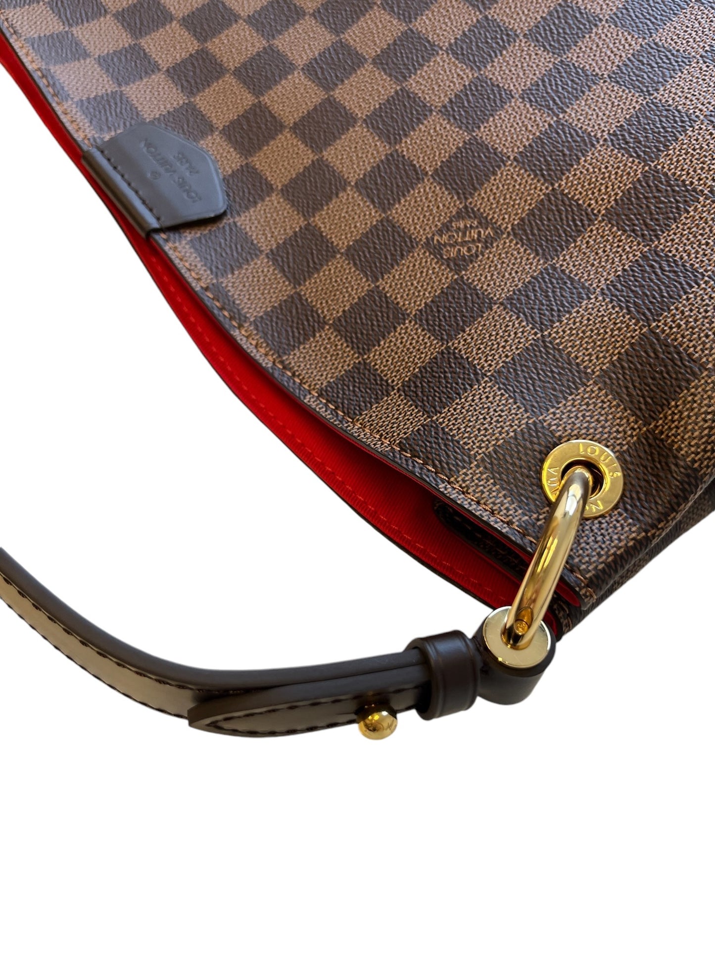 LOUIS VUITTON - Damier Ebene Canvas Graceful PM Shoulder Bag