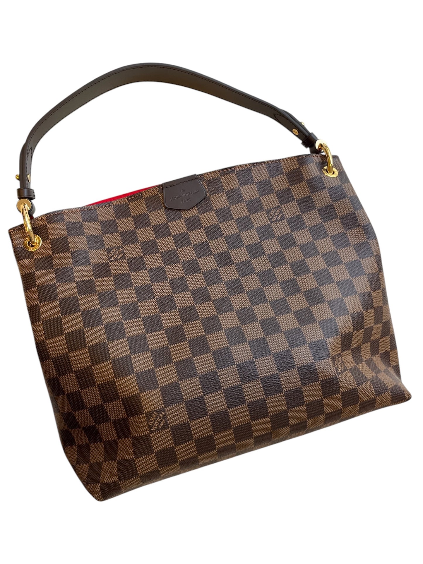 LOUIS VUITTON - Damier Ebene Canvas Graceful PM Shoulder Bag