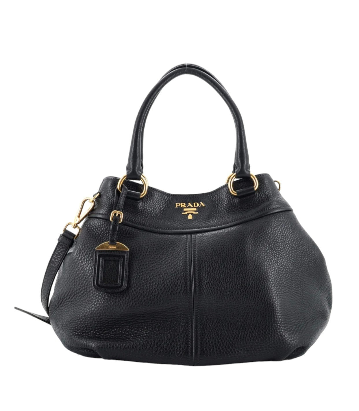 PRADA - Convertible Shopping Tote Vitello Daino Medium