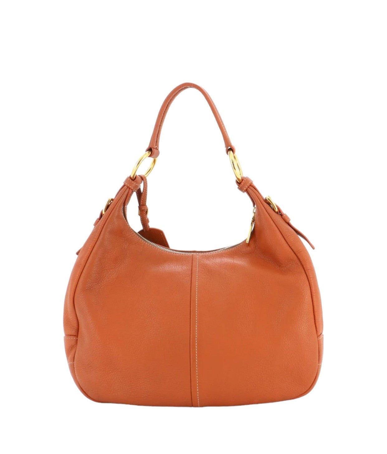 PRADA - Zip Top Hobo Vitello Daino Medium