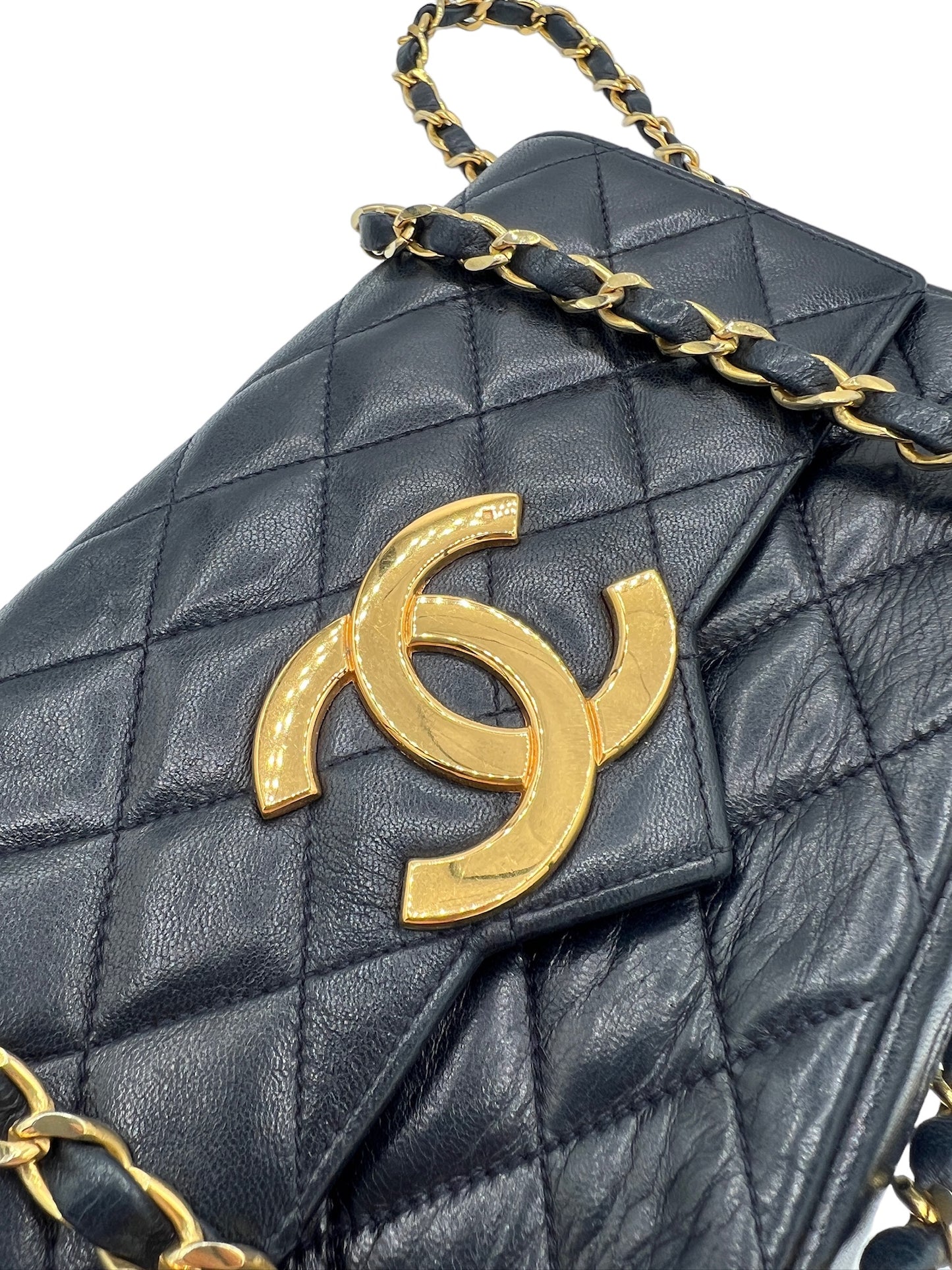 CHANEL - CC Logo Flap Shoulder Bag