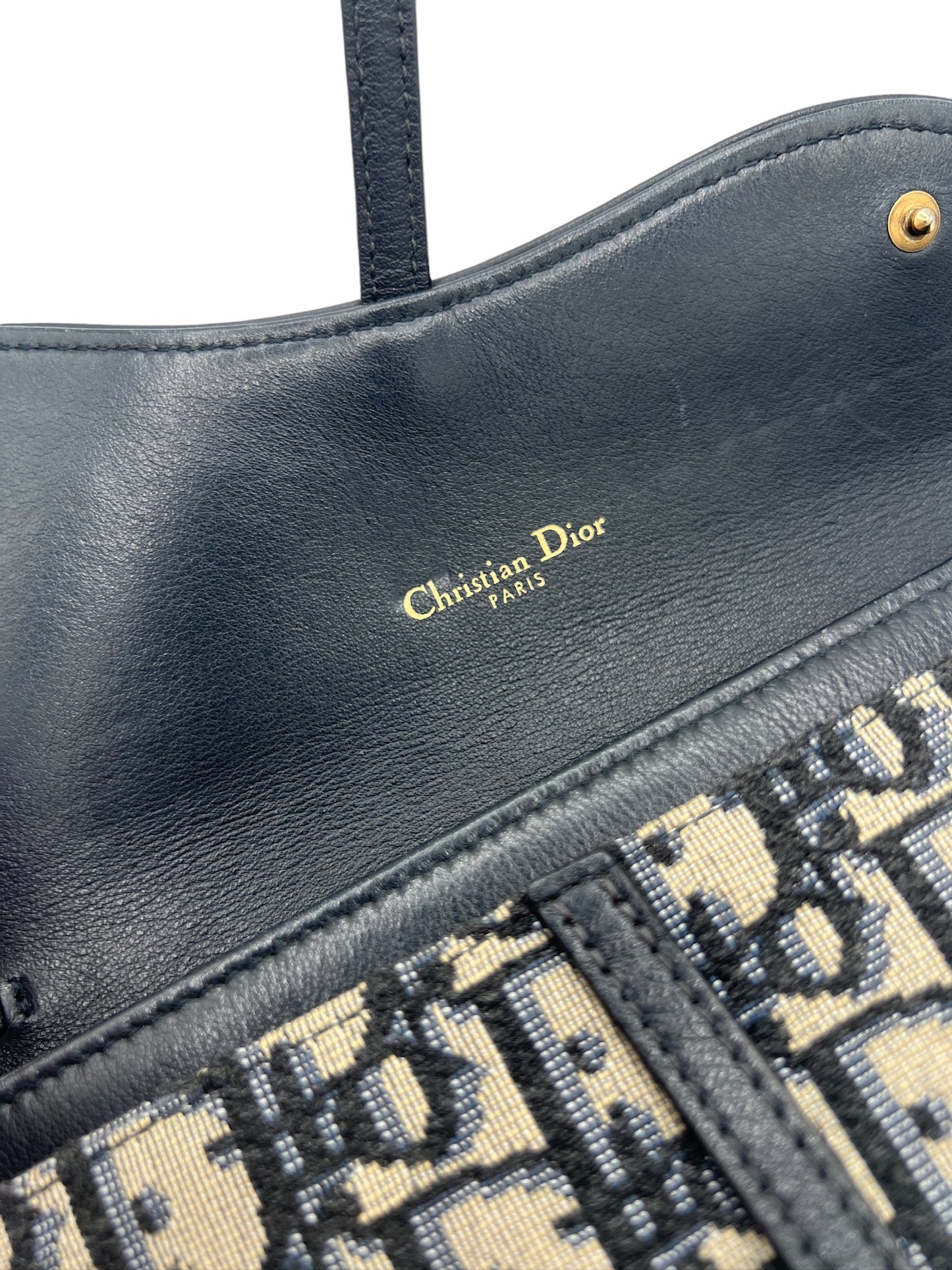 DIOR - Oblique Saddle WOC Shoulder Bag