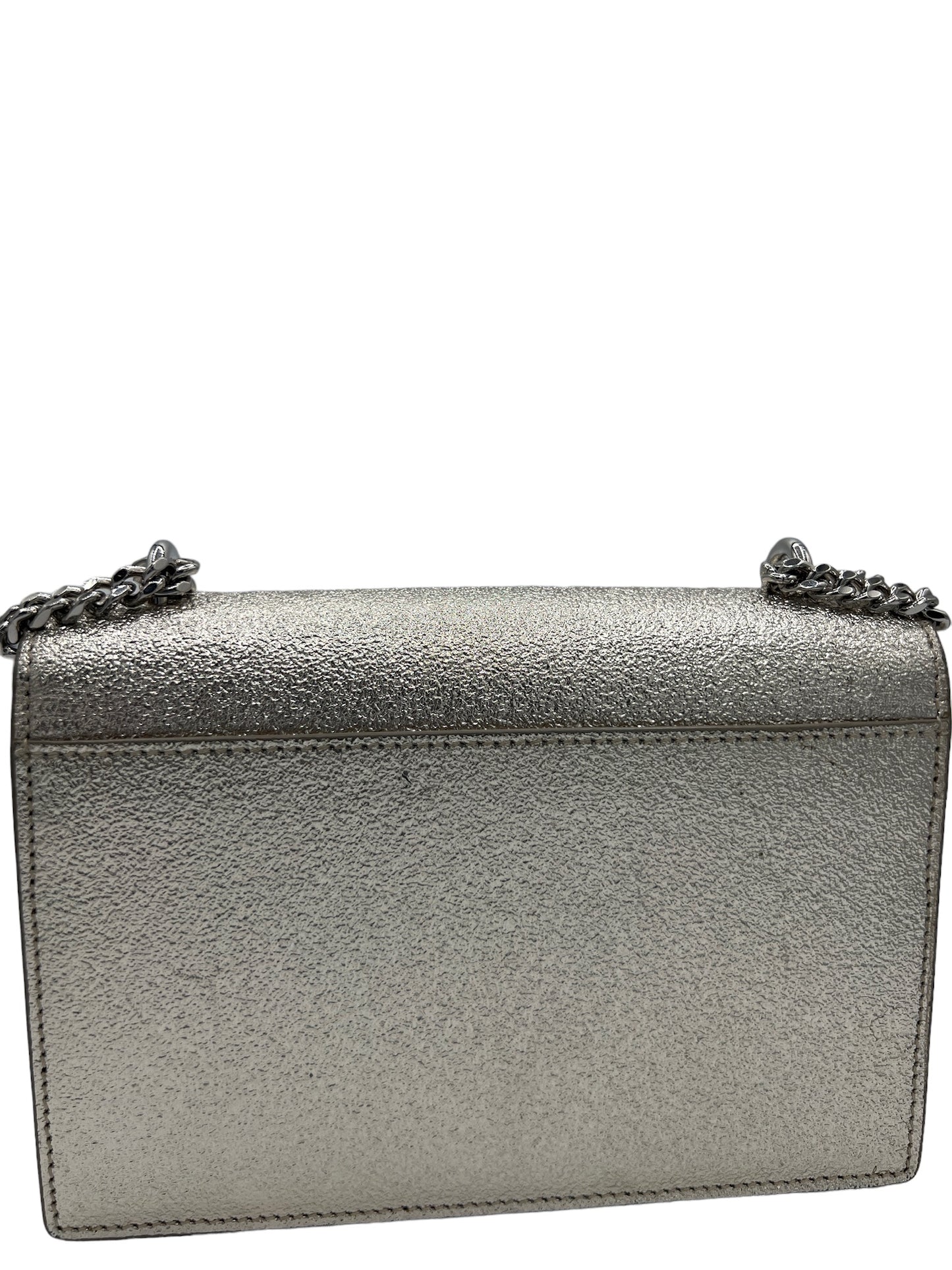 SAINT LAURENT - Metallic Crackled Calfskin Monogram Sunset WOC