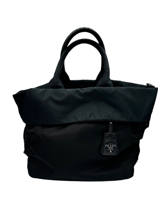 PRADA - Tote Bag Black Nylon