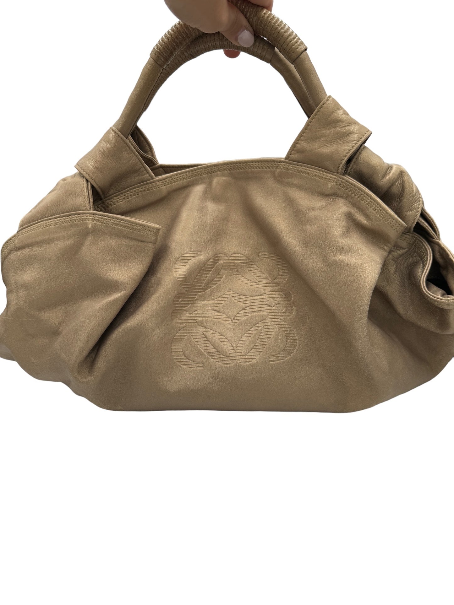 LOEWE - Nappa Aire Handbag Gold Nappa Leather