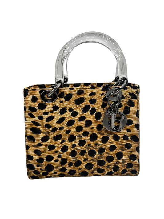 DIOR - Cheetah Print Lady Dior Medium 1999