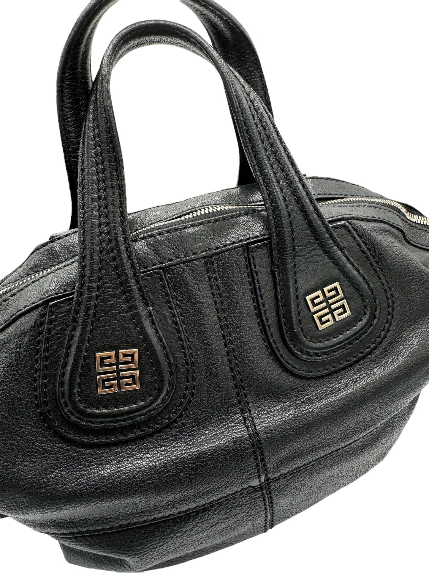 GIVENCHY - Bolso de mano Nightingale de piel negra