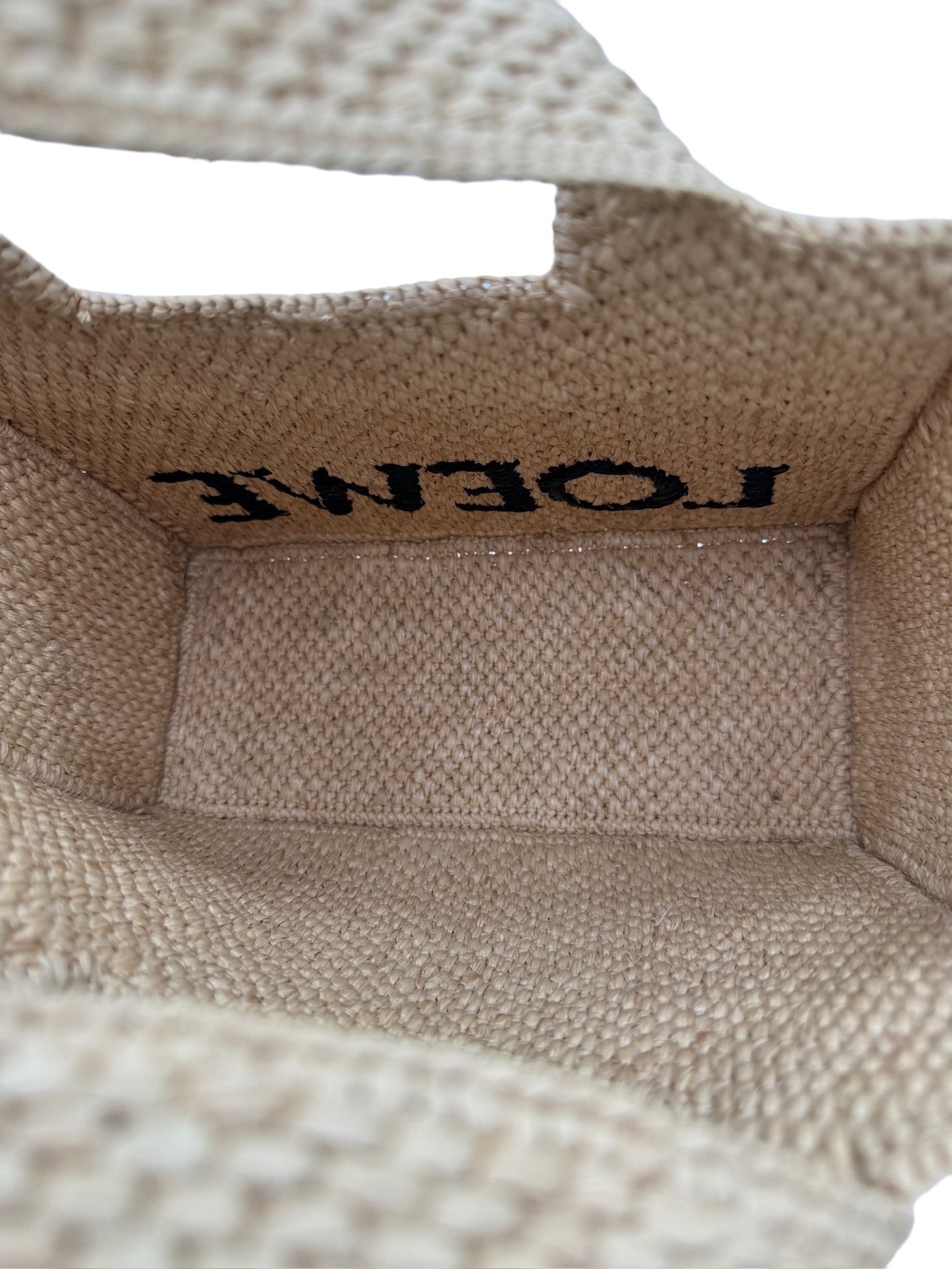 LOEWE - Raffia Font Small Tote Bag