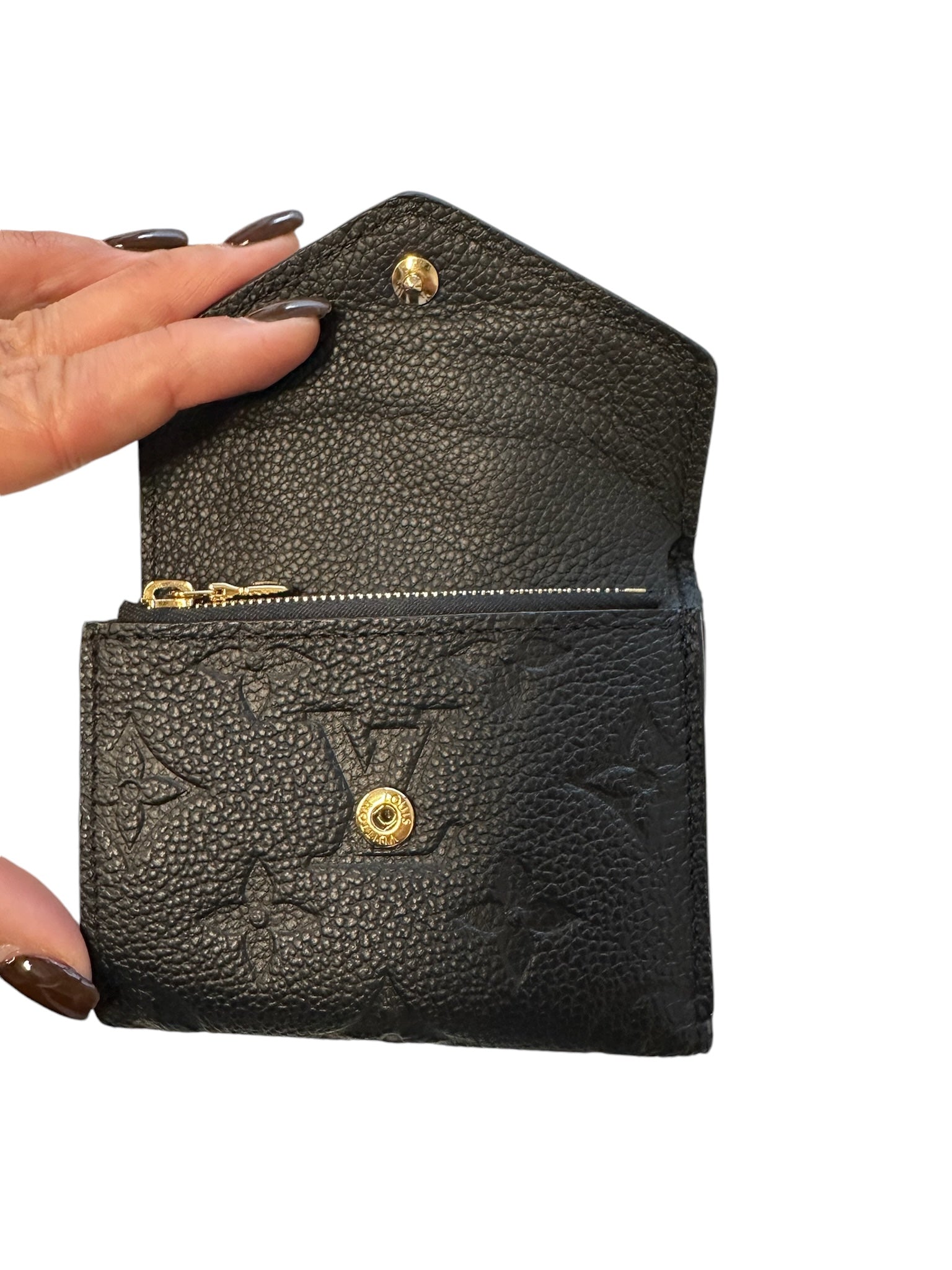 LOUIS VUITTON - Cartera Empreinte Zoe con monograma negra