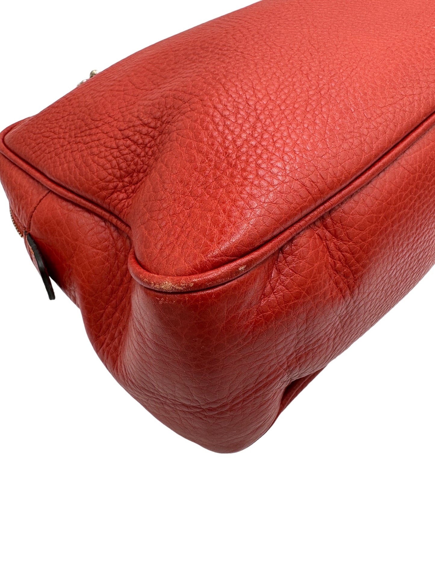 GUCCI - Soho Shoulder Bag Red Leather