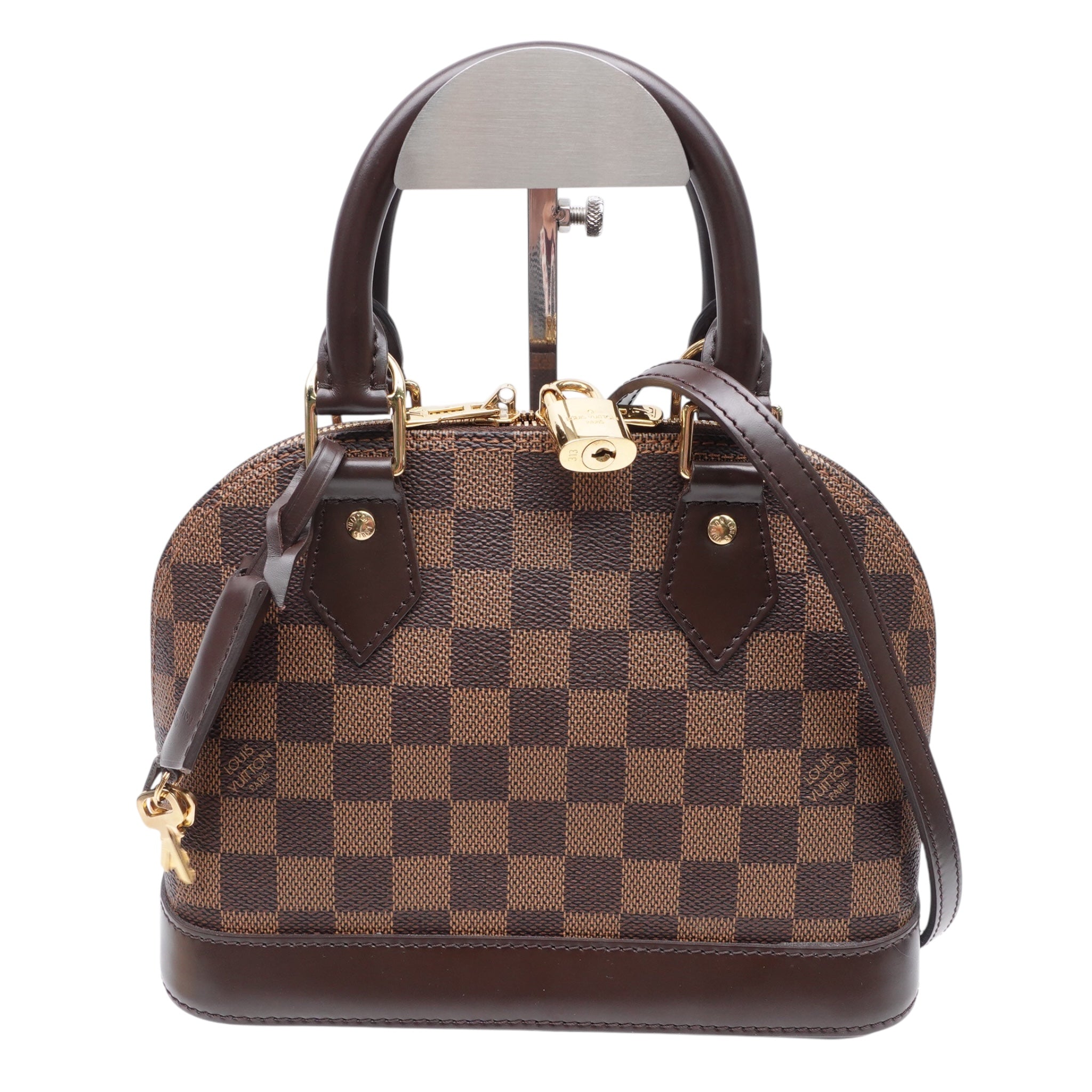 PRE-OWNED LV Damier Ebene Canvas Alma BB Crossbody Bag