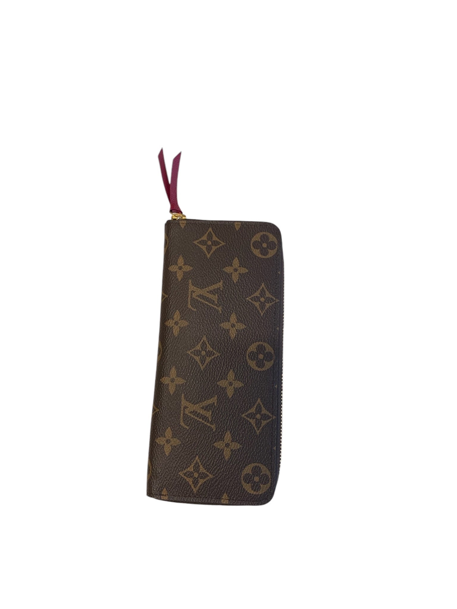 LOUIS VUITTON - Fuchsia Monogram Canvas Clemence Wallet