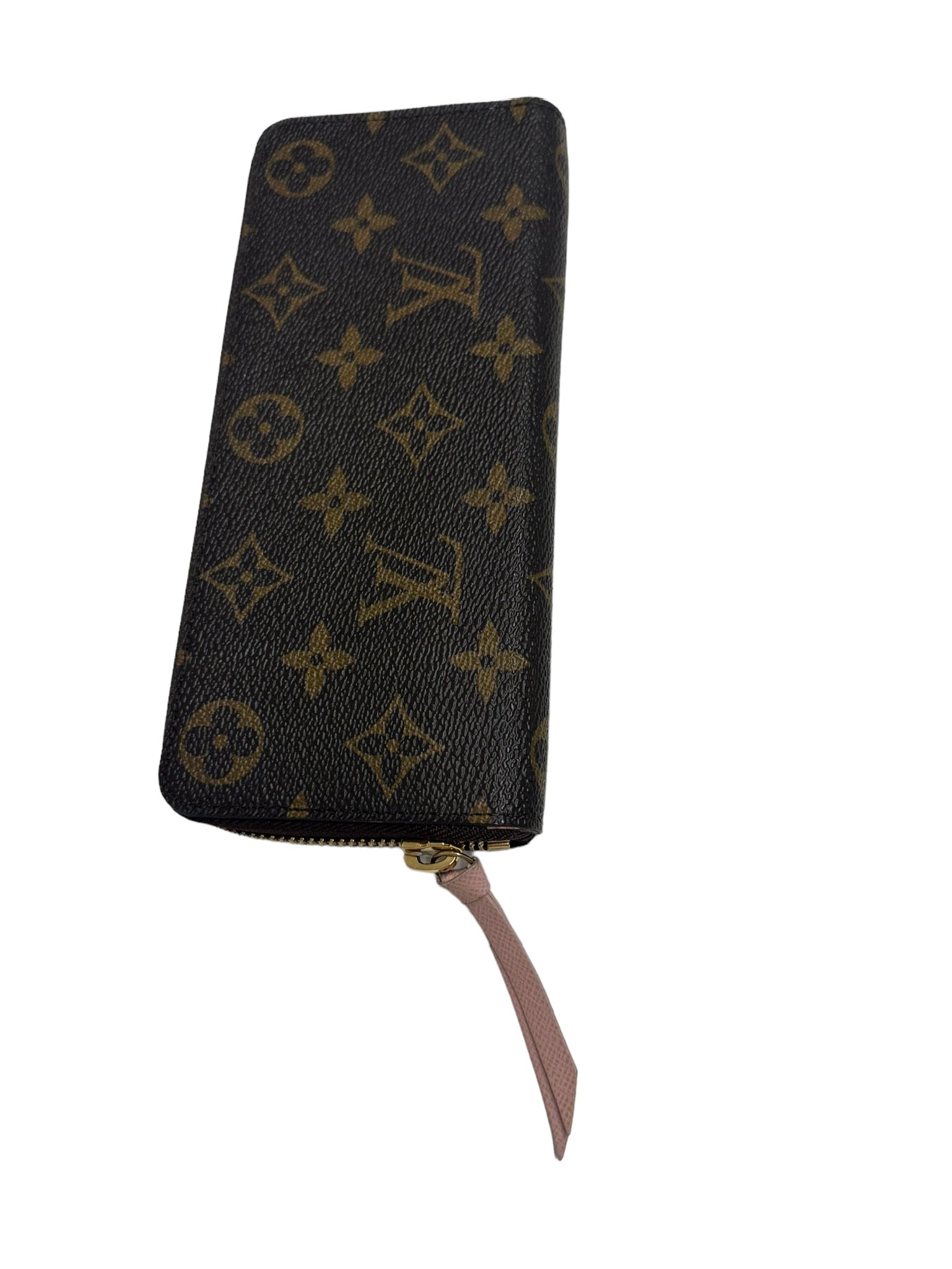 LOUIS VUITTON - Cartera Clemence de lona con monograma
