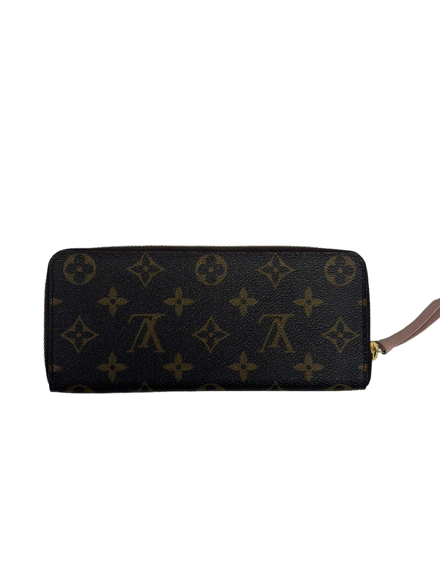 LOUIS VUITTON - Cartera Clemence de lona con monograma