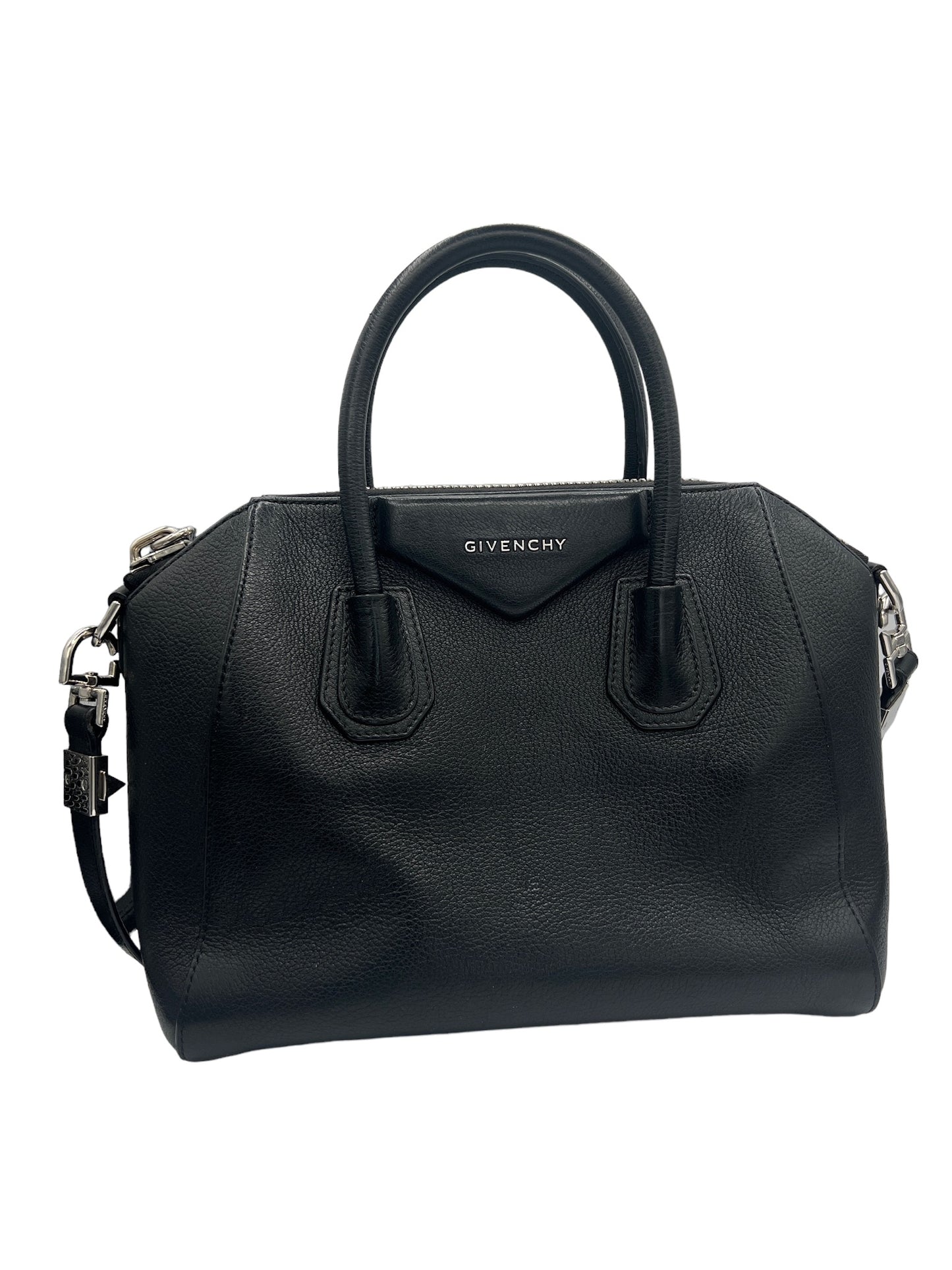 GIVENCHY - Bolso pequeño Antigona de piel negra