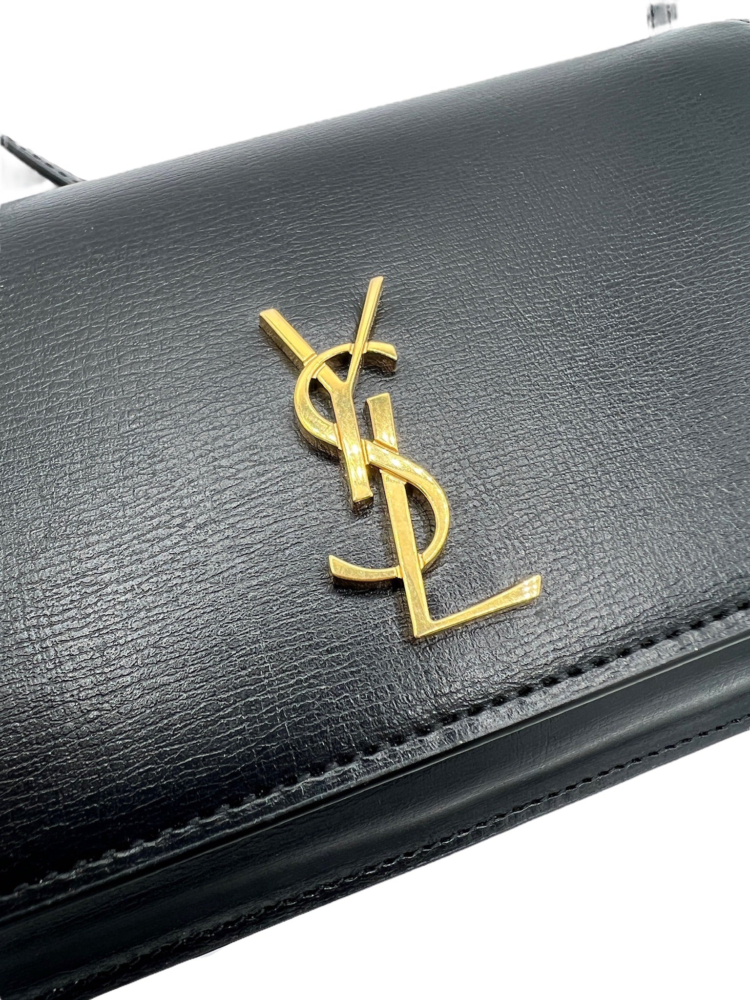 SAINT LAURENT - Black WOC Crossbody Bag