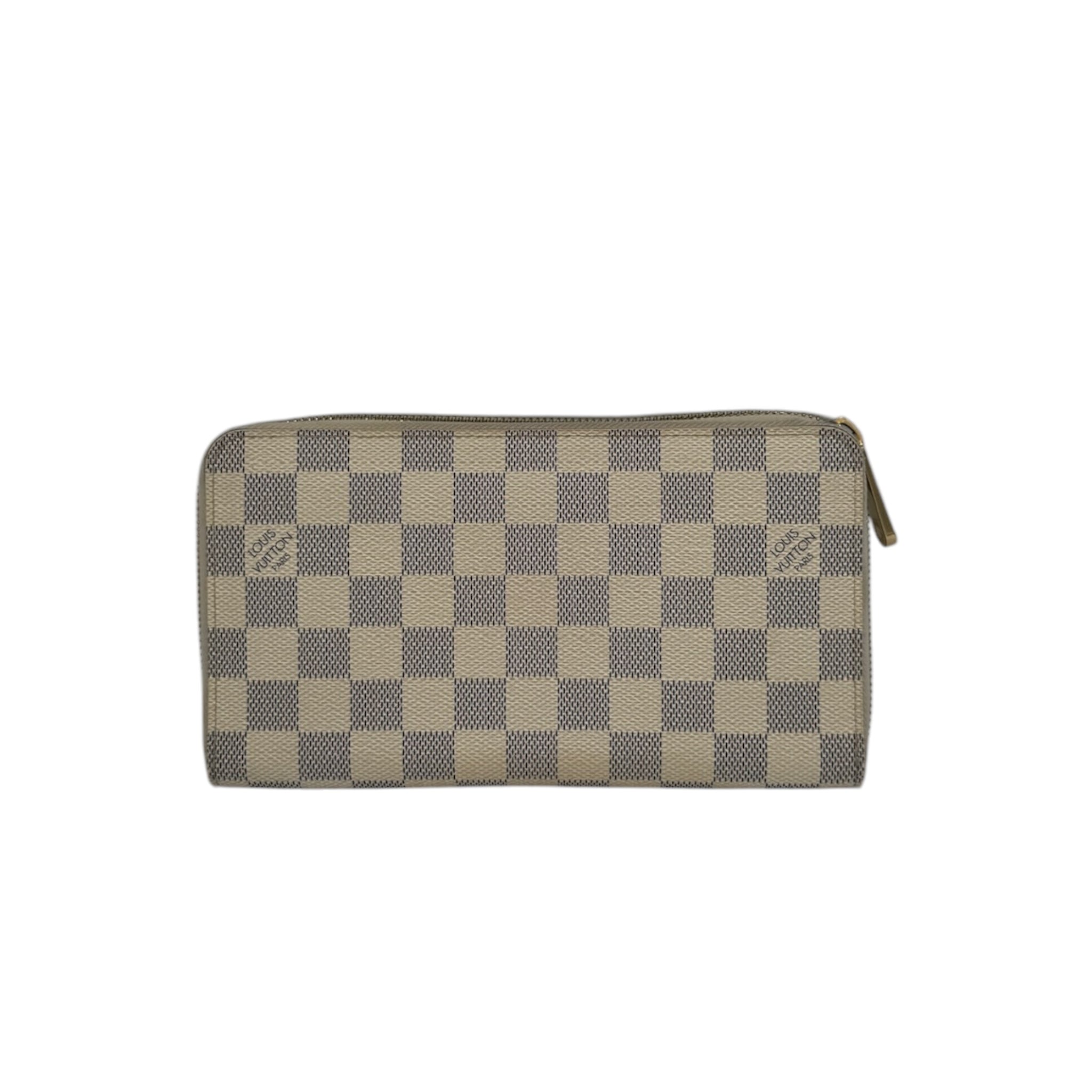 PRE-OWNED LV Damier Azur Canvas Zippy Organizer
