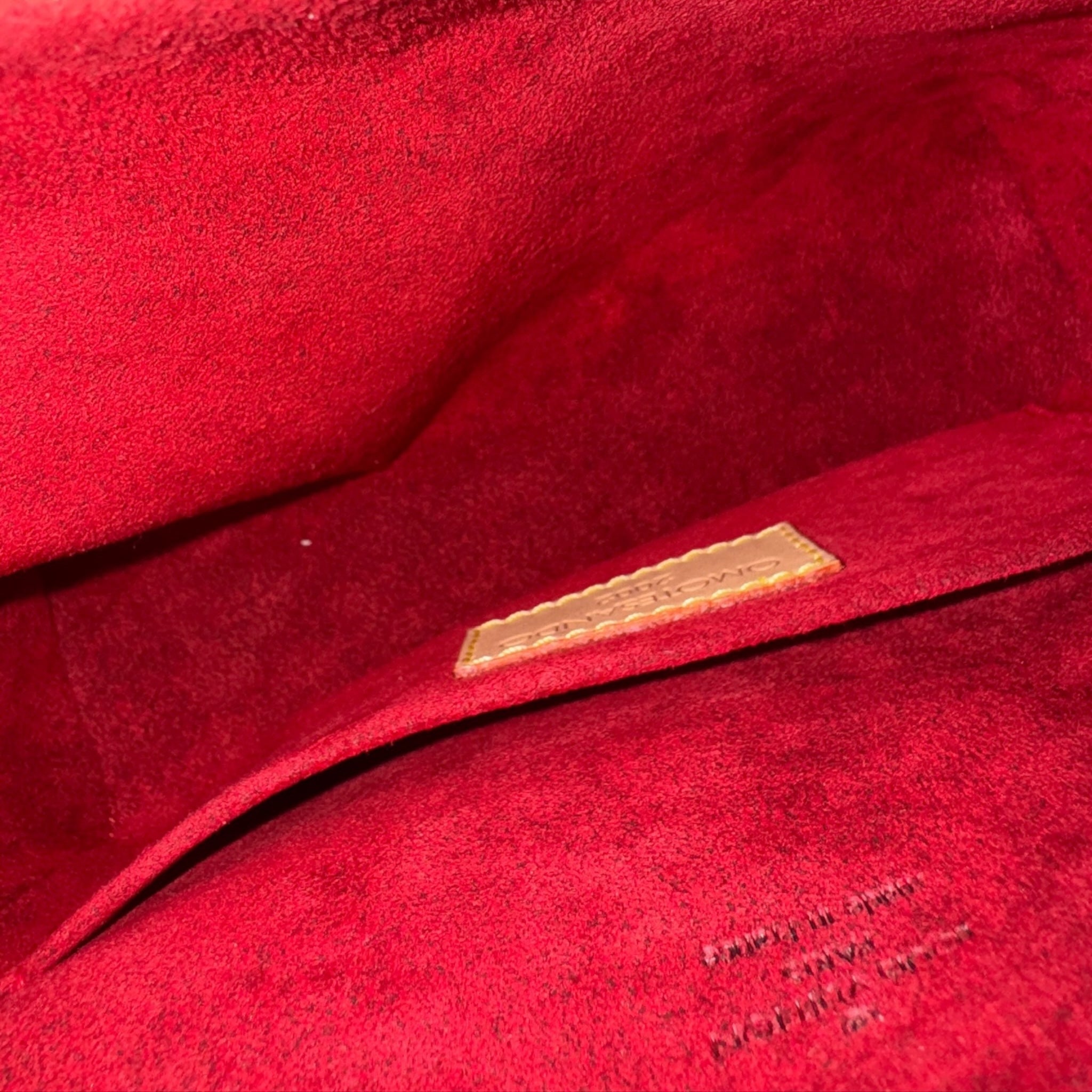 PRE-OWNED LV Monogram Canvas Recital Shoulder Bag