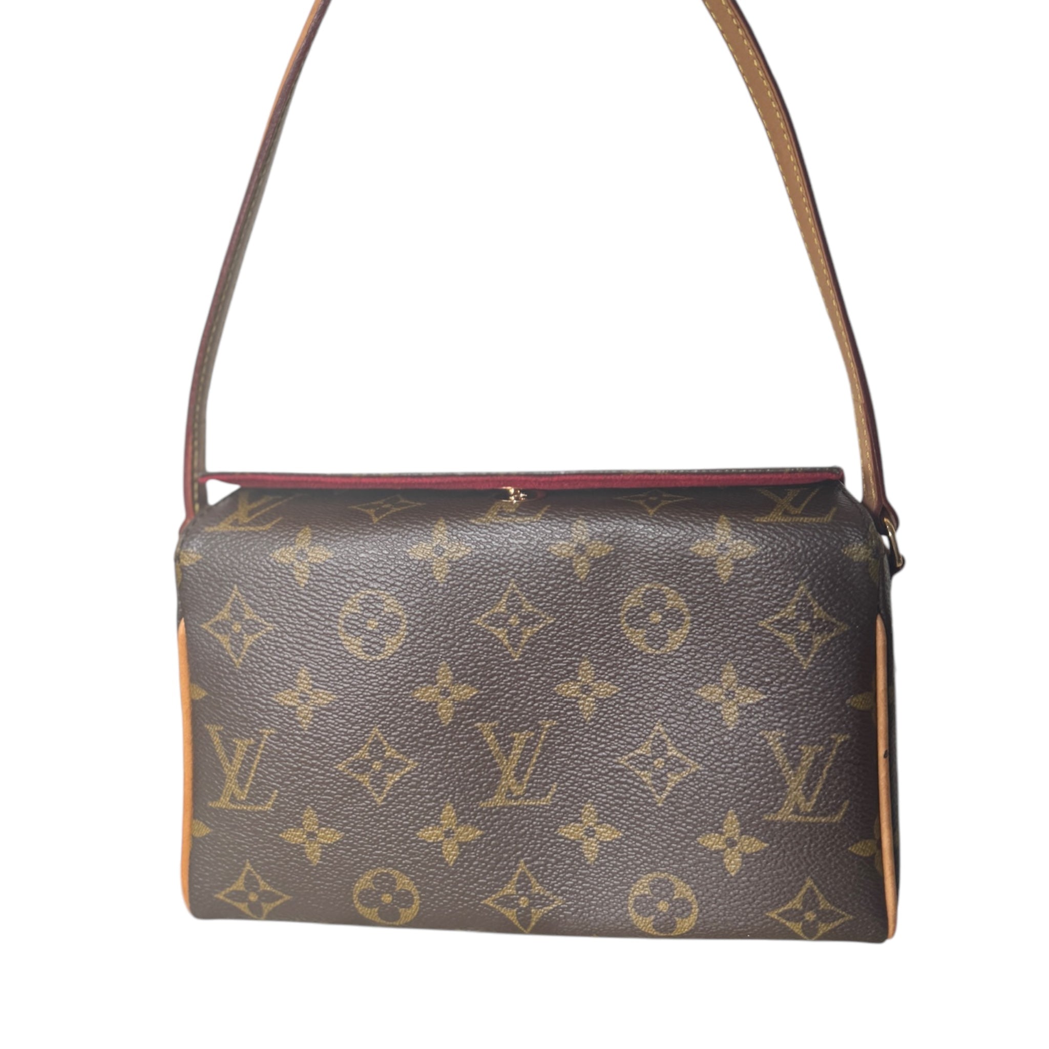 PRE-OWNED LV Monogram Canvas Recital Shoulder Bag