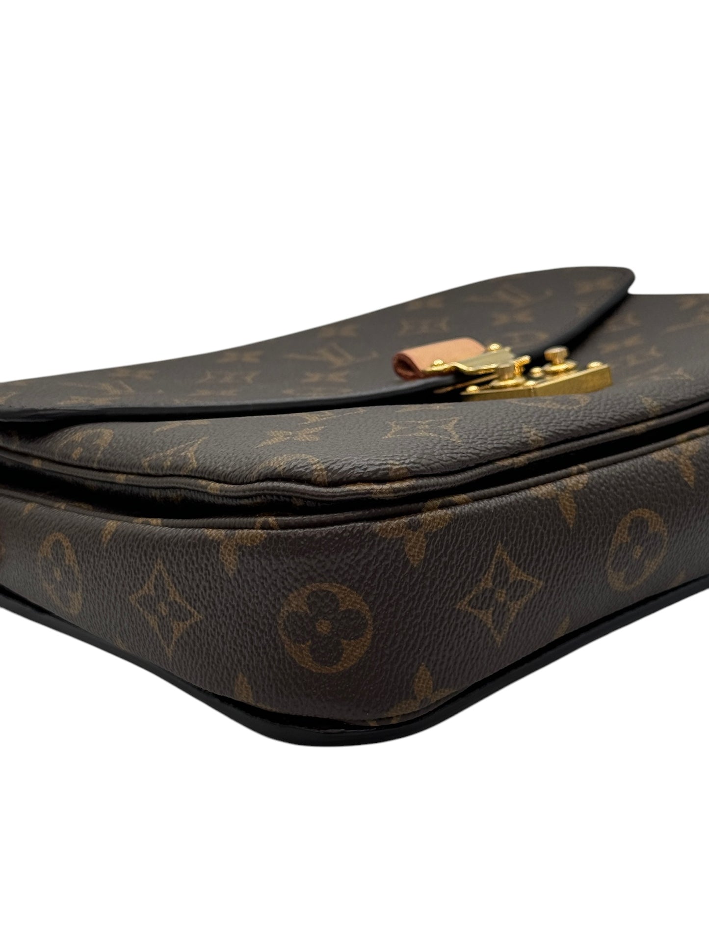 PRE-OWNED LV Monogram Canvas Pochette Metis Satchel Crossbody Bag