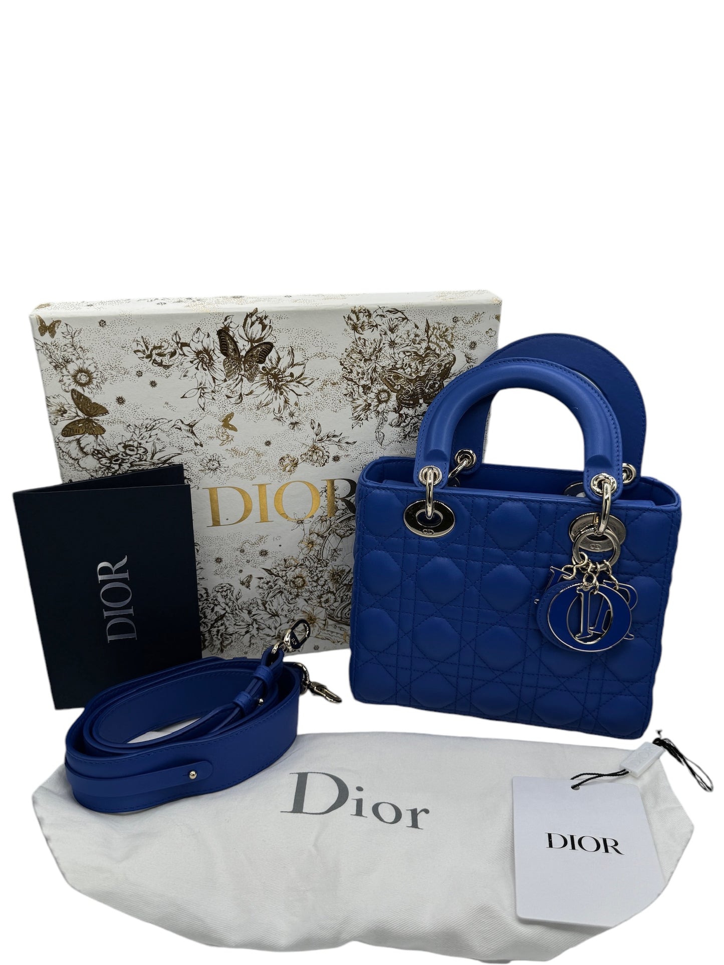 DIOR - My ABC Lady Dior Blue Lambskin