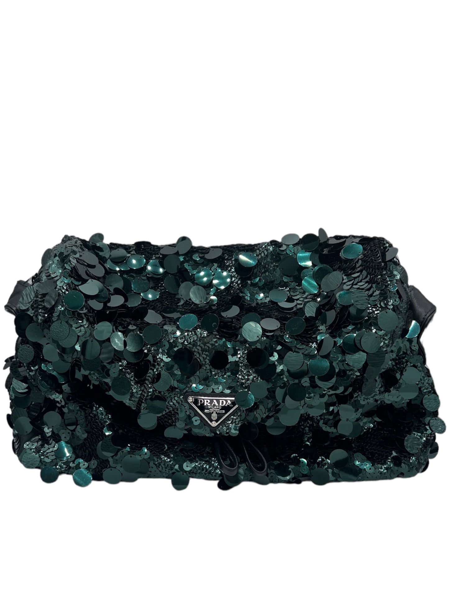 PRADA - Sequin Signaux Shoulder Bag