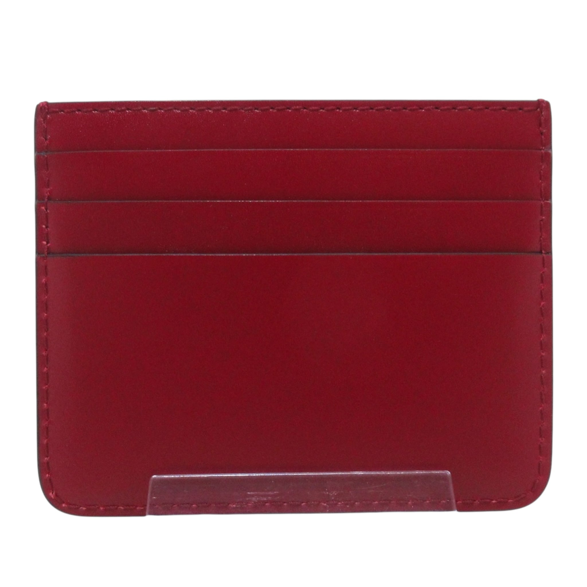 Estuche para tarjetas C de C de segunda mano en piel burdeos