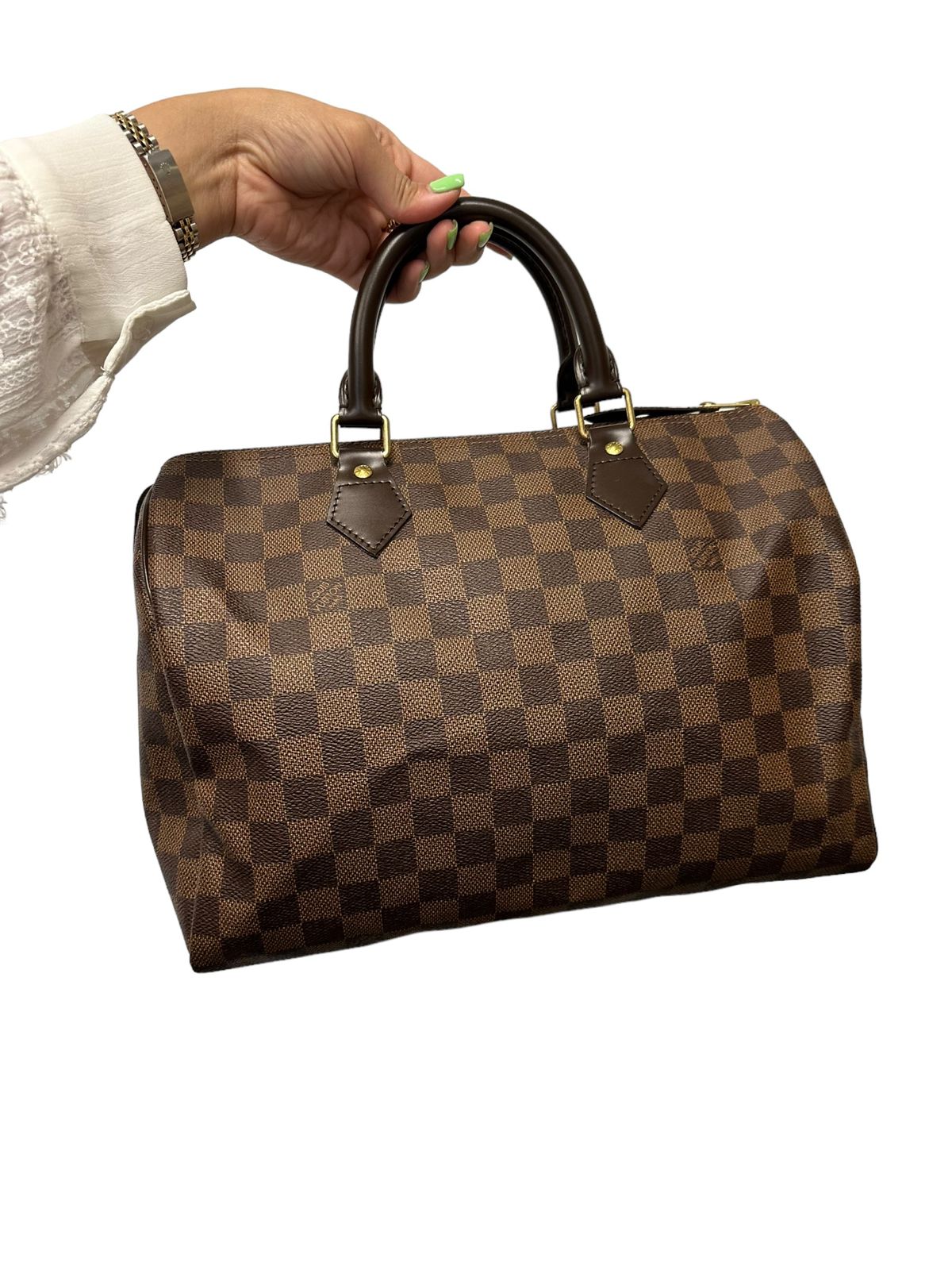 LOUIS VUITTON - Damier Ebene Canvas Speedy 30