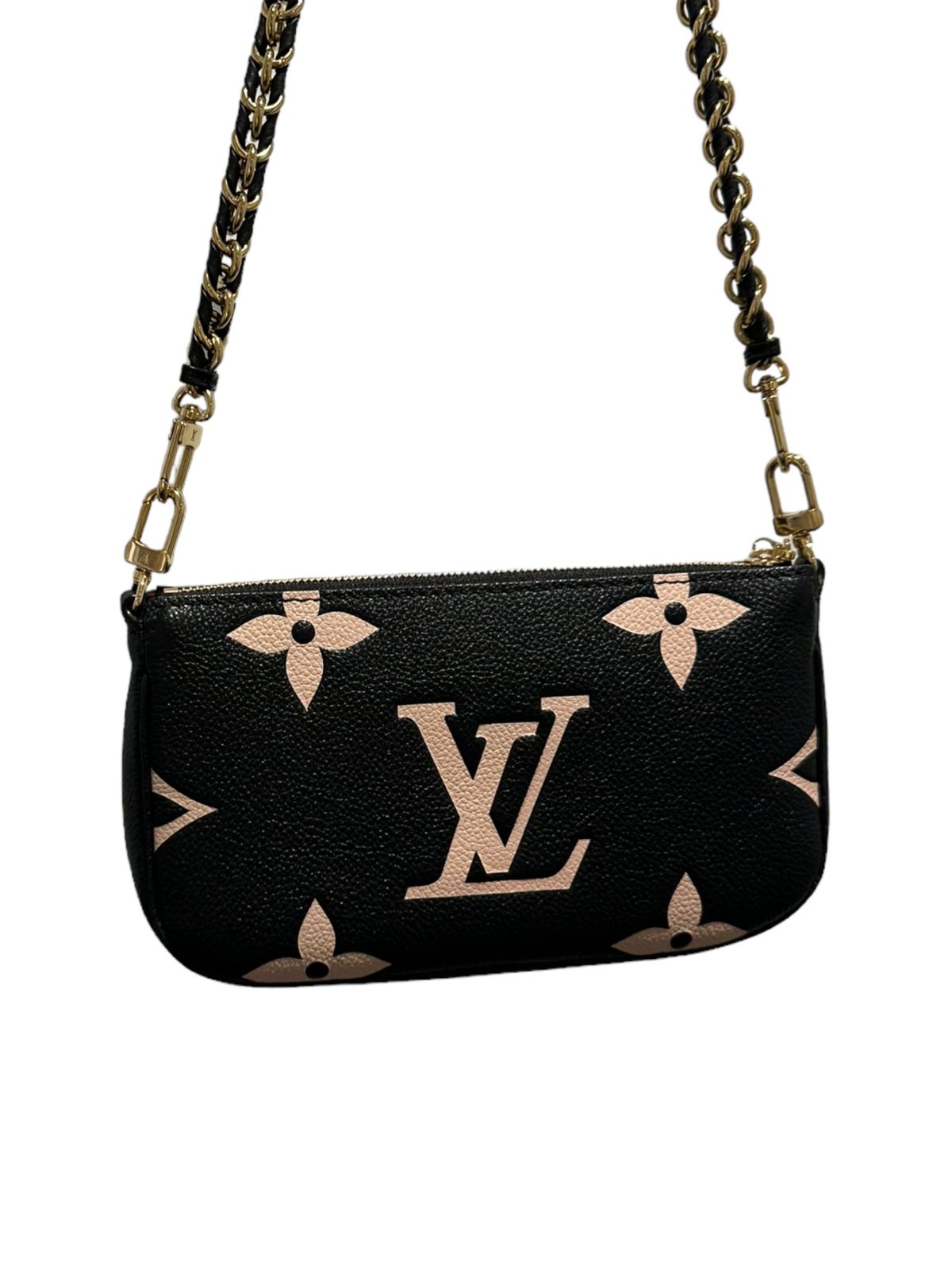 LOUIS VUITTON - Empreinte Monogram Multi Pochette Accessories Black Beige