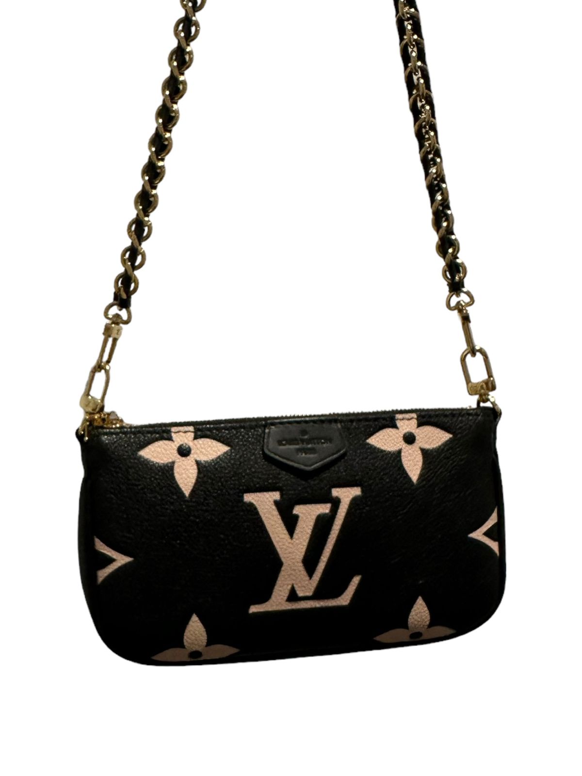 LOUIS VUITTON - Empreinte Monogram Multi Pochette Accessories Black Beige