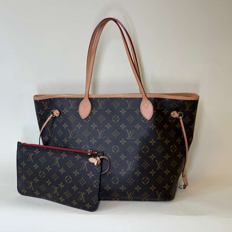 PRE-OWNED Neverfull MM Monogram Shoulder Bag