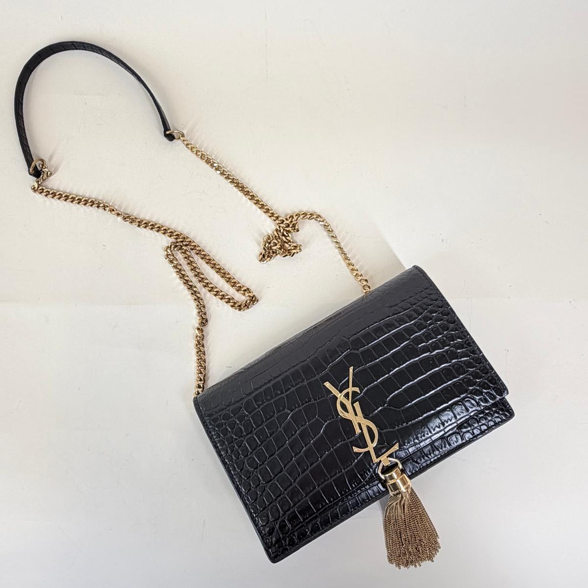 PRE-OWNED Kate Monogram Tassel Bag