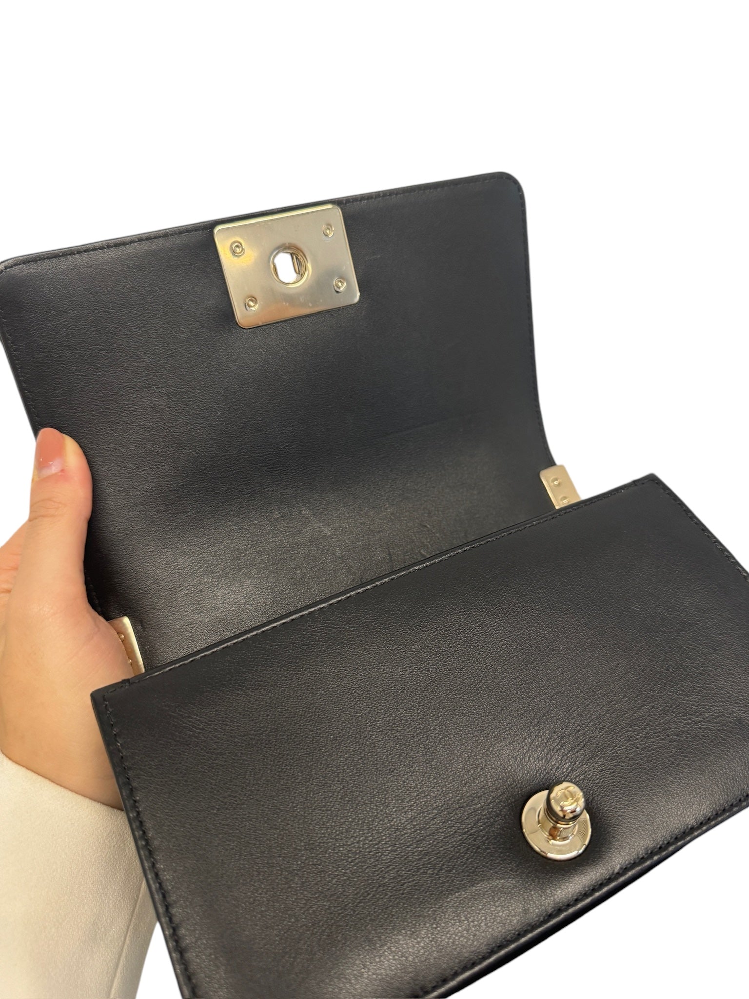 Bolso de niño Stingray Mini CC Galuchat negro de segunda mano