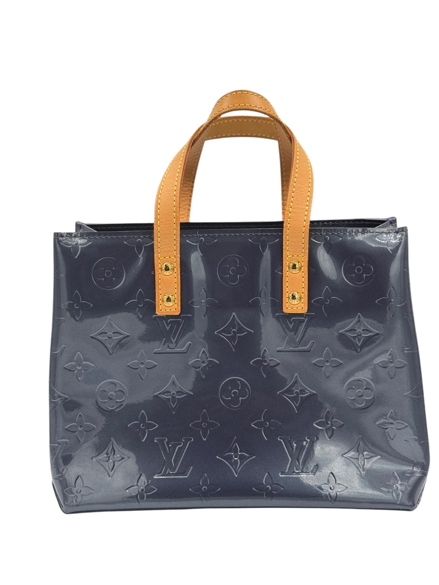 PRE-OWNED LV Indigo Monogram Vernis Reade