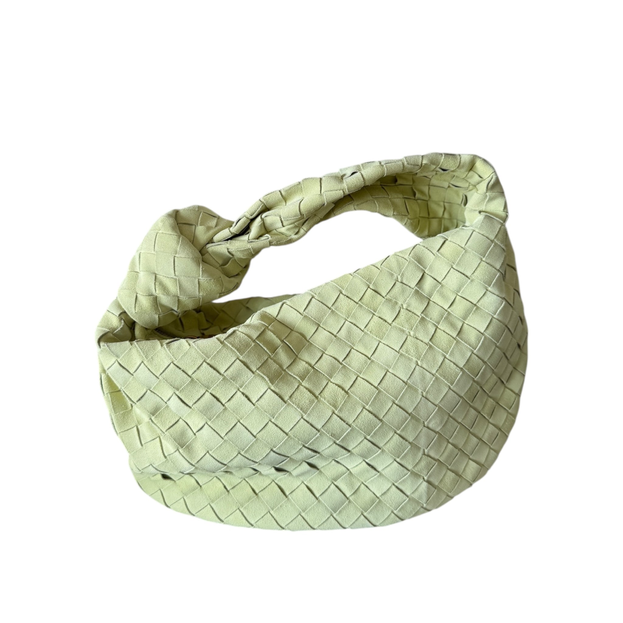 Bolso de mano para adolescentes Jodie Hobo de ante intrecciato de BV USADO