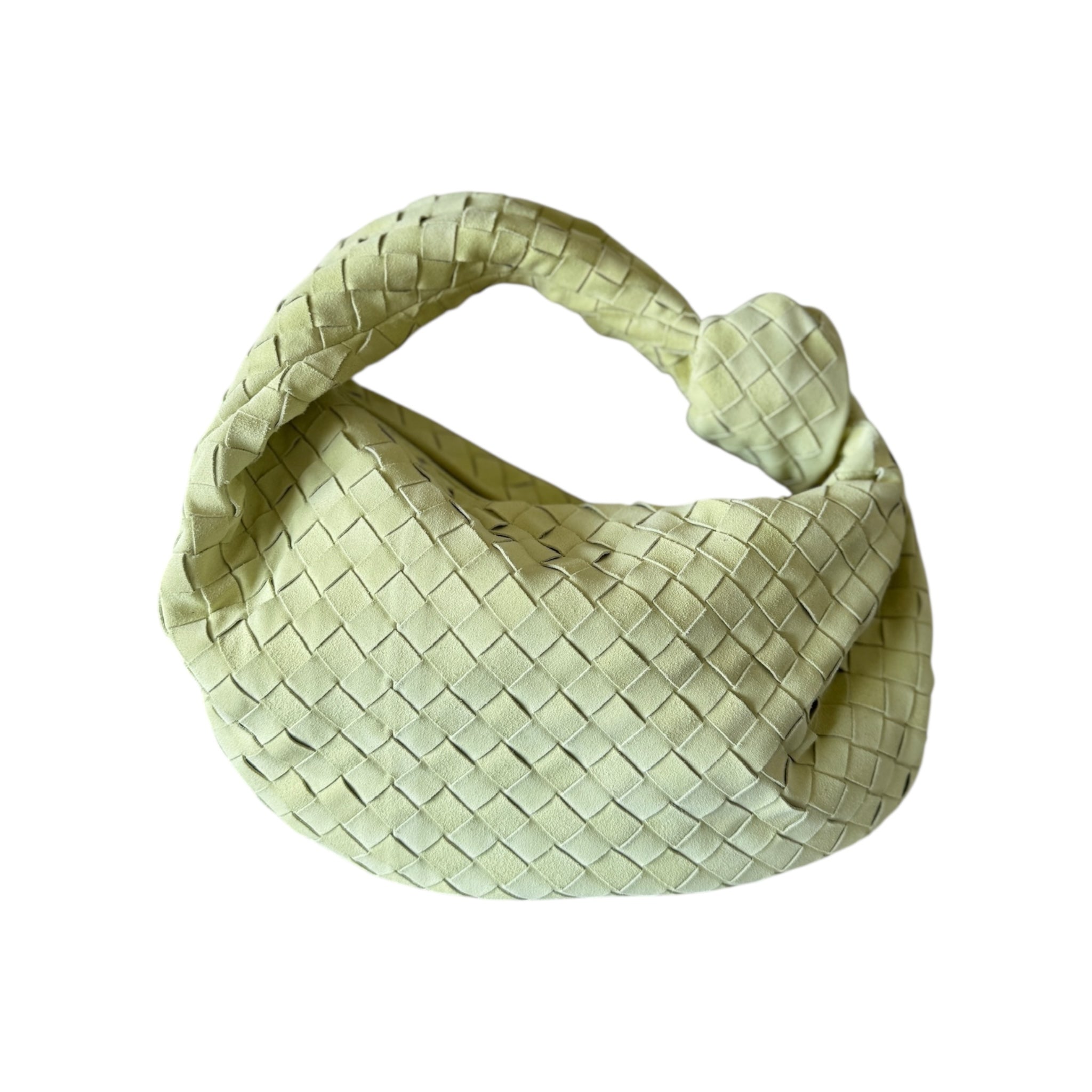 Bolso de mano para adolescentes Jodie Hobo de ante intrecciato de BV USADO