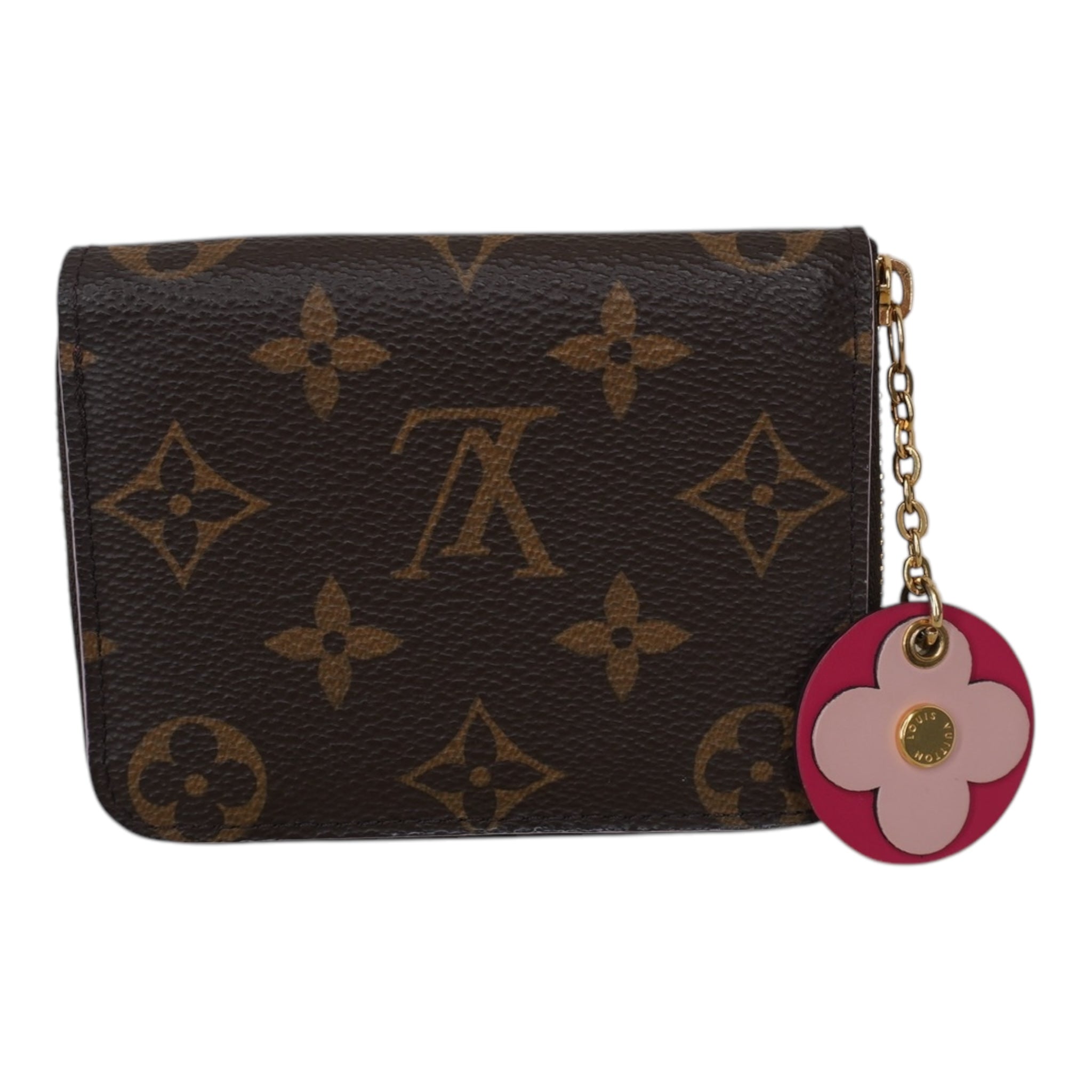 PRE-OWNED LV Monogram Bloom Flower Zippy Coin Purse