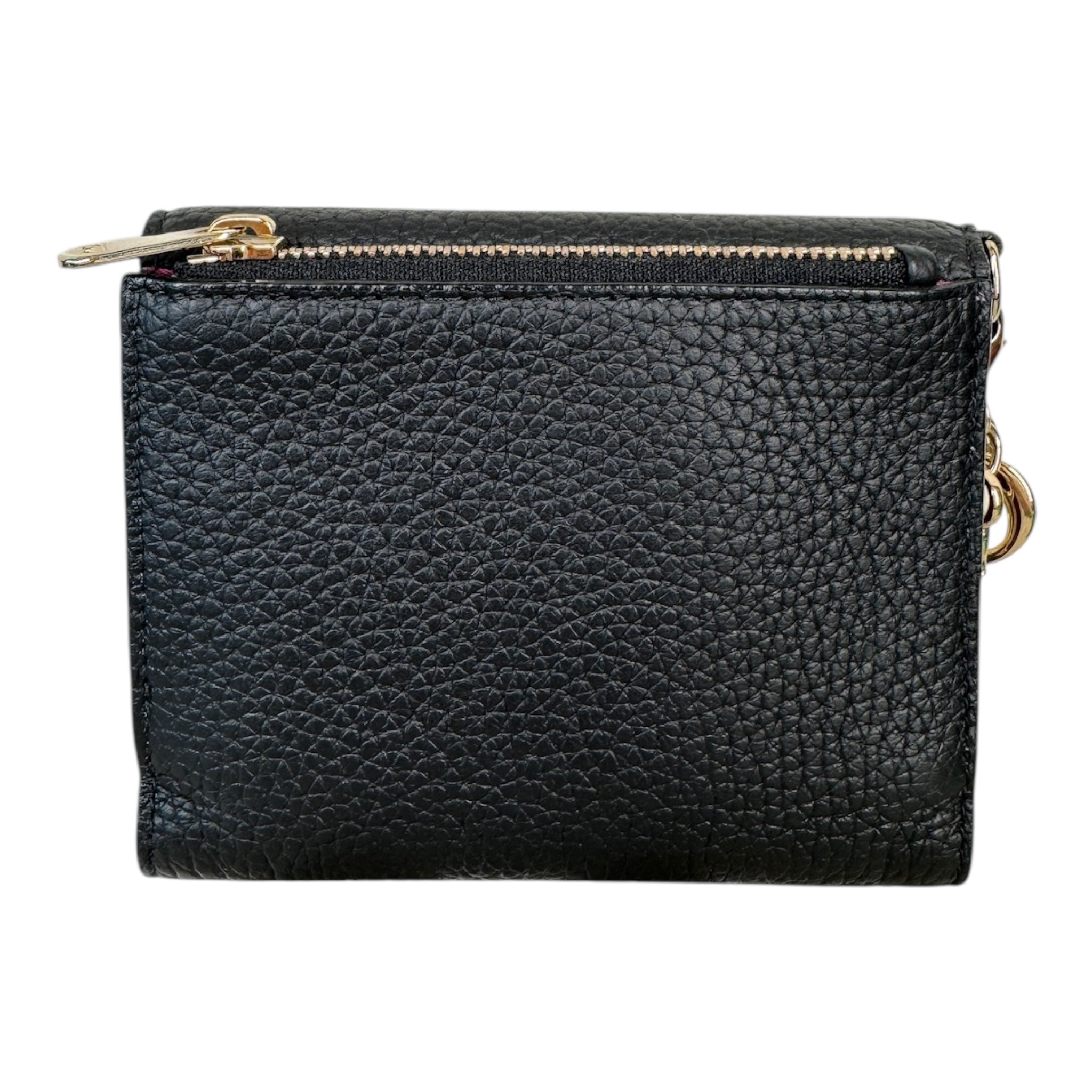 Cartera tipo sobre Diorissimo de piel negra de segunda mano