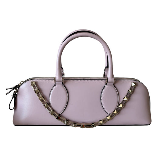 PRE-OWNED Rockstud Zip Up Top Handle Bag