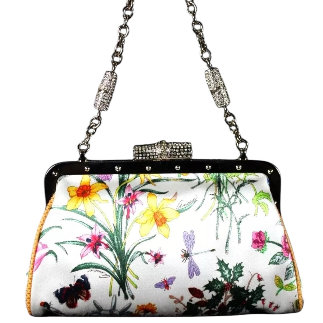 Bolso de noche Flora Bamboo de GG x Tom Ford USADO