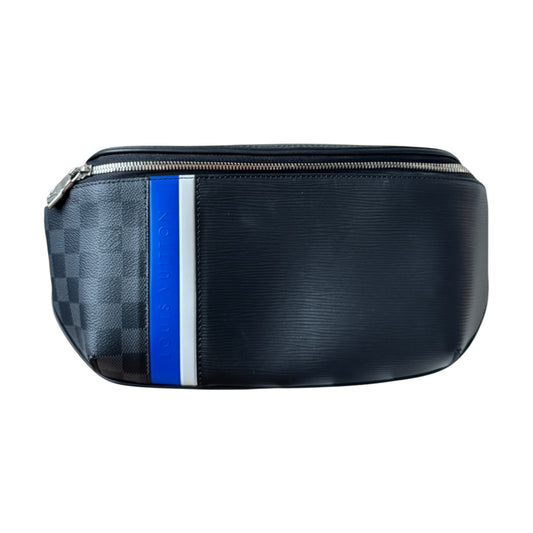 PRE-OWNED LV Epi Damier Graphite Bumbag Black