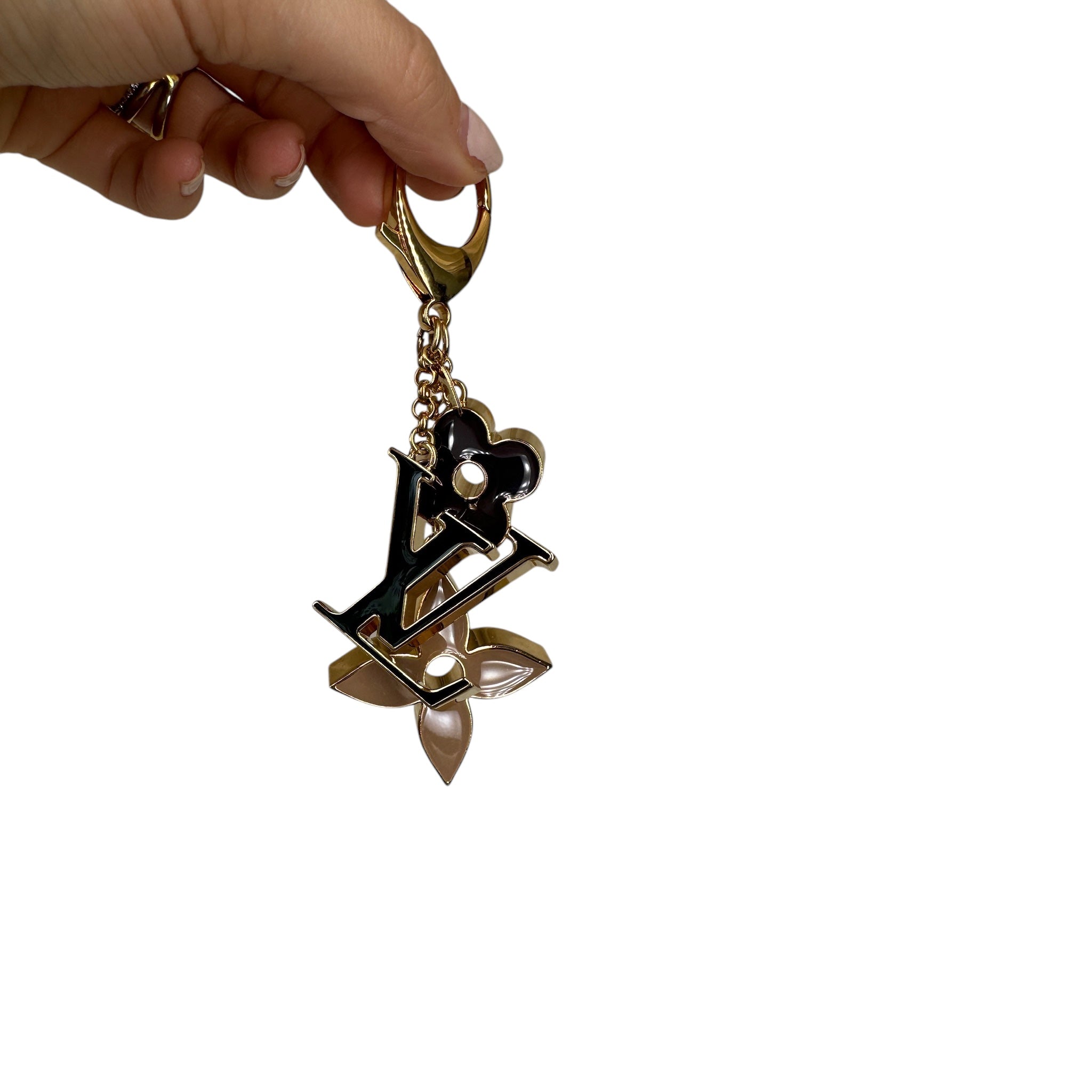 PRE-ONWED LV Monogram Flower Charm