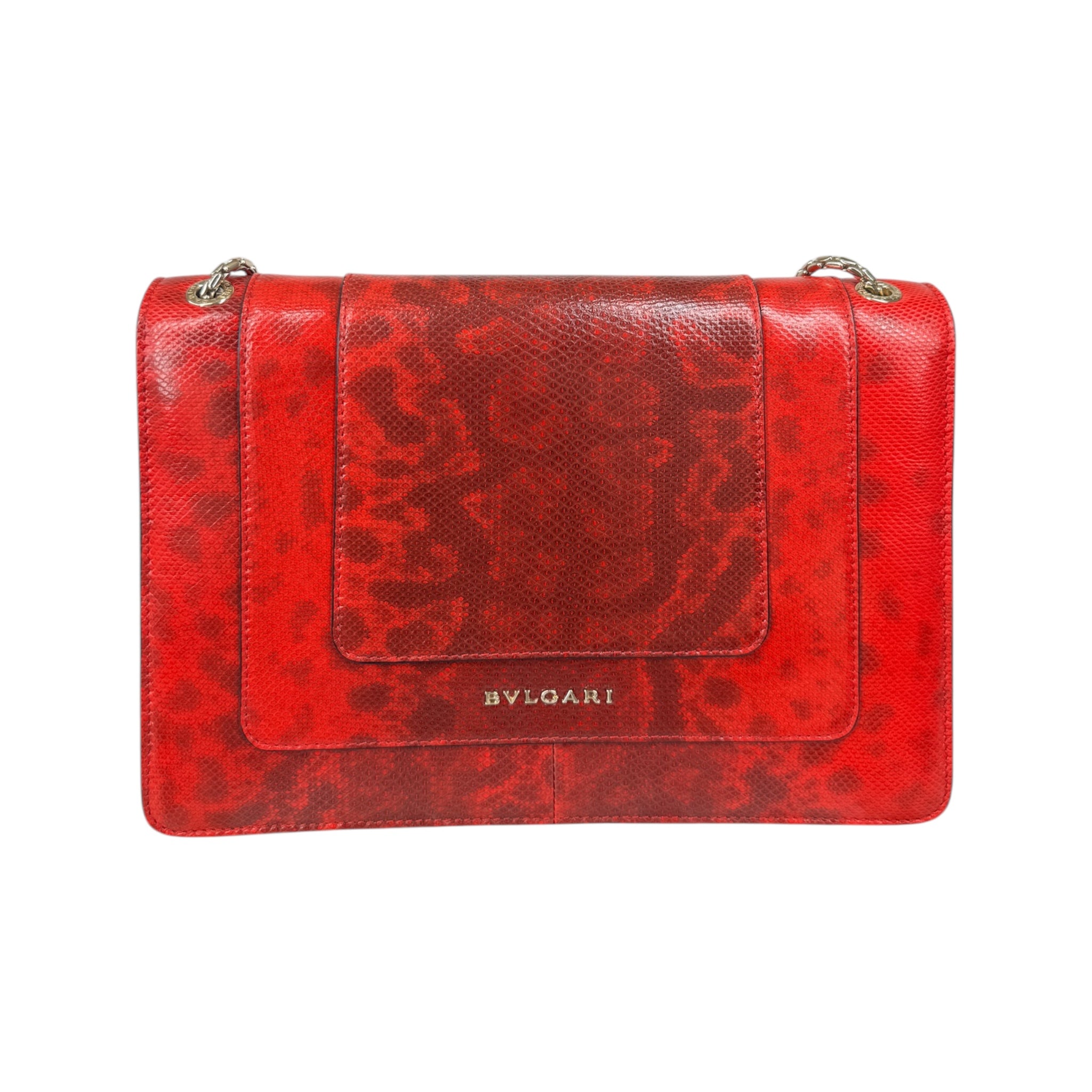 Bolso de hombro Serpenti Forever 27 naranja de segunda mano