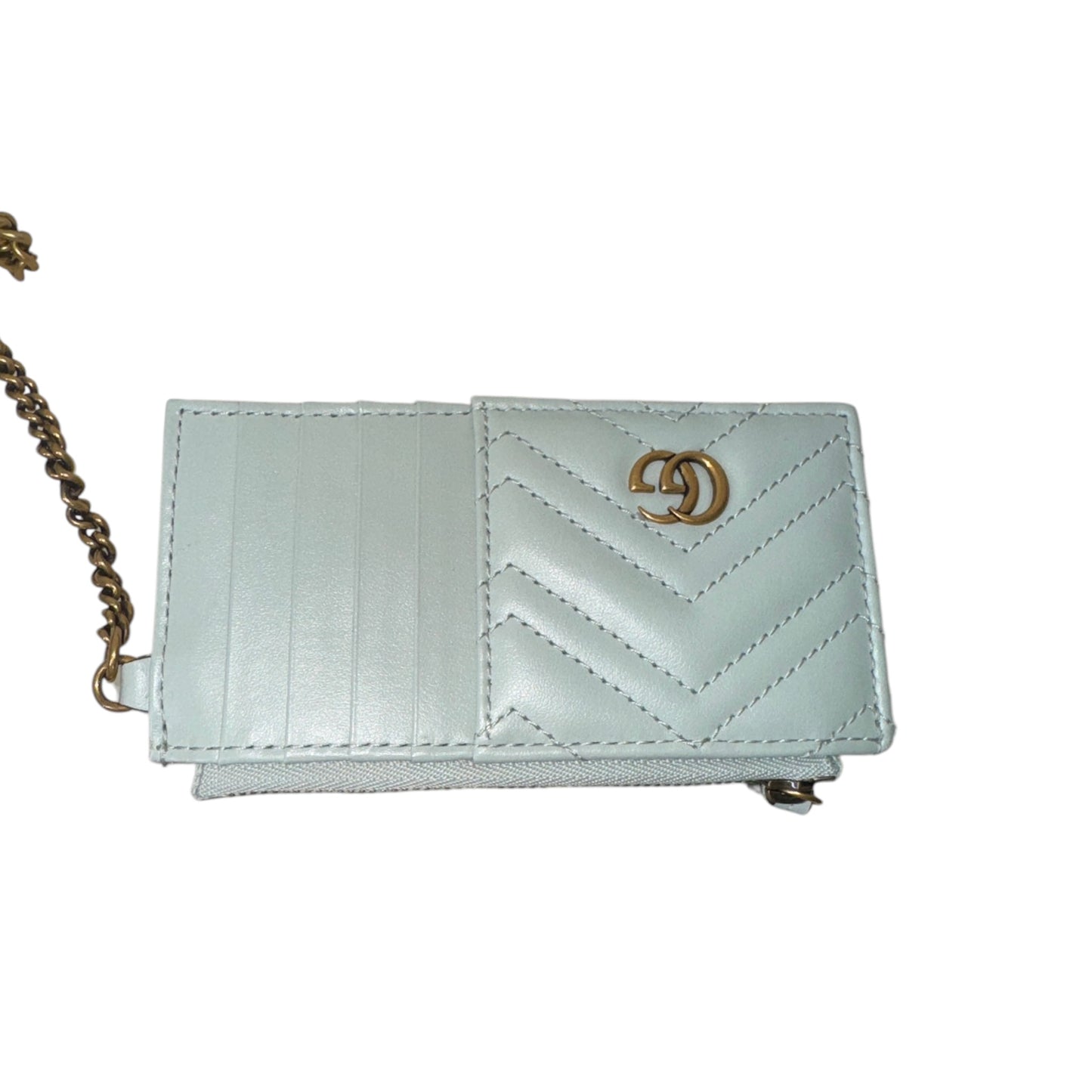 PRE-OWNED GG Grey Marmont Mini Crossbody Bag