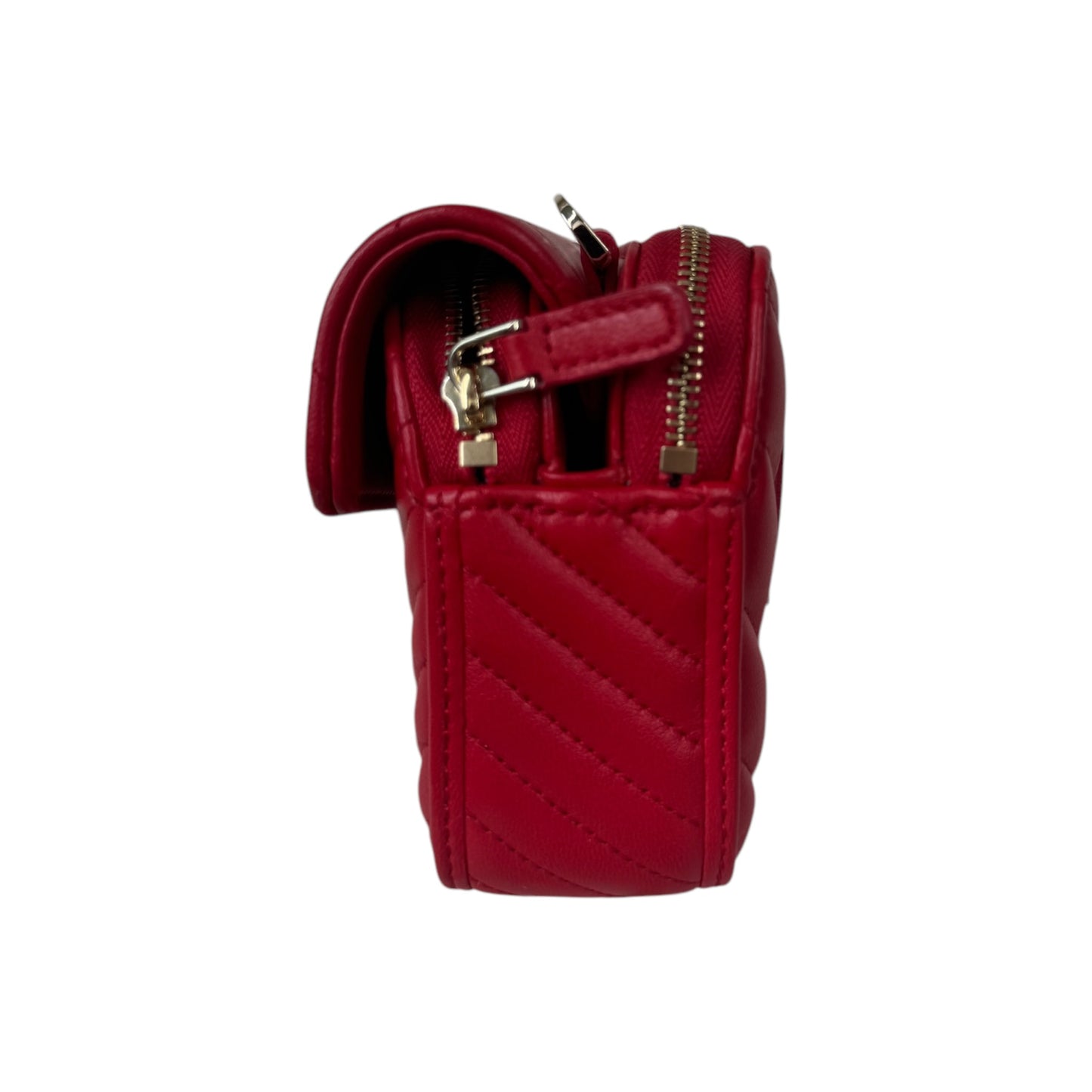 PRE-OWNED Red Serpenti Forever Crossbody Bag